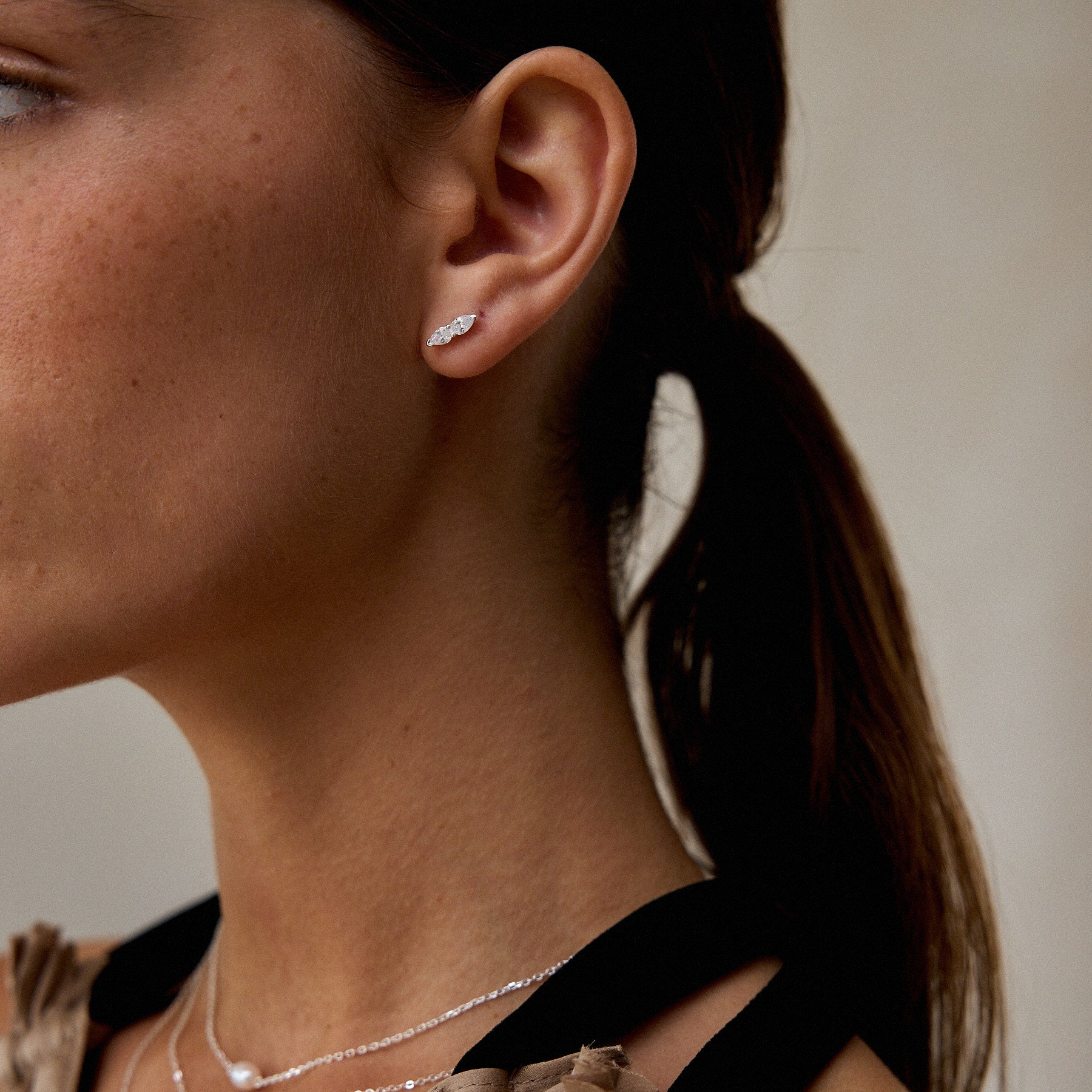 עגילי קרי כסף 925