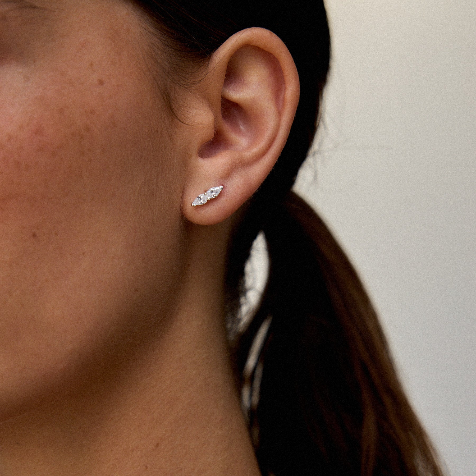 עגילי קרי כסף 925