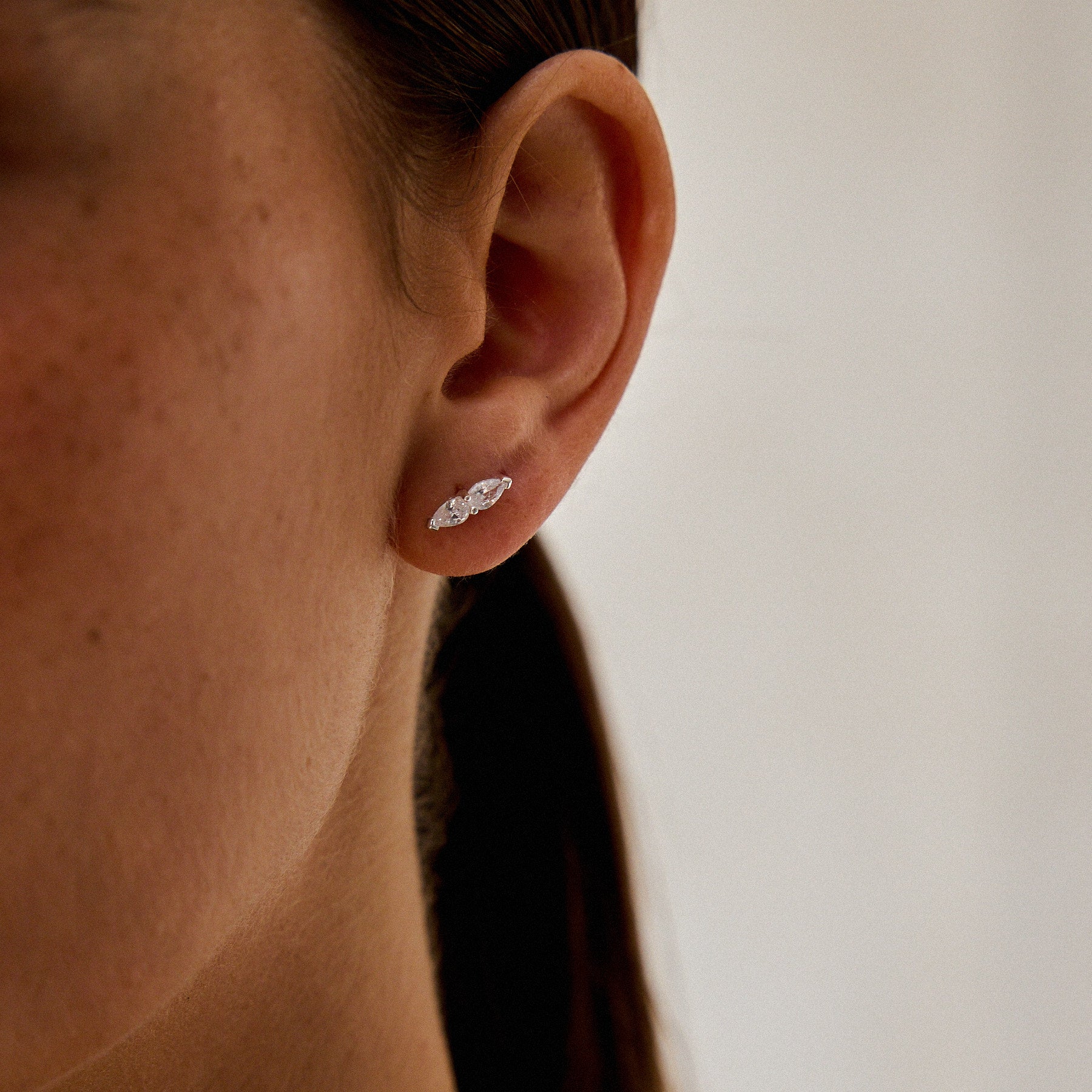 עגילי קרי כסף 925