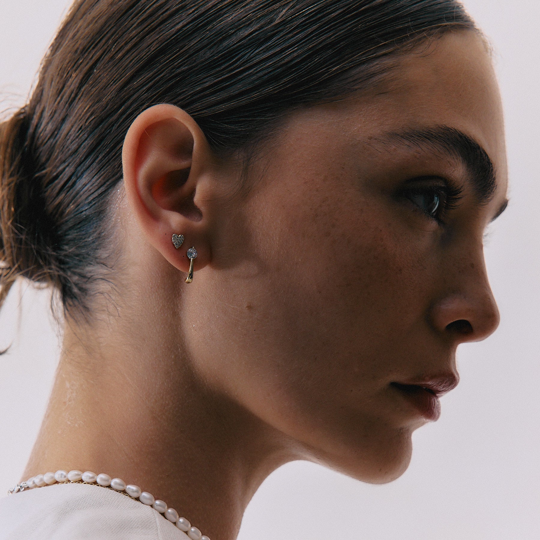 עגילי מרגו ציפוי זהב