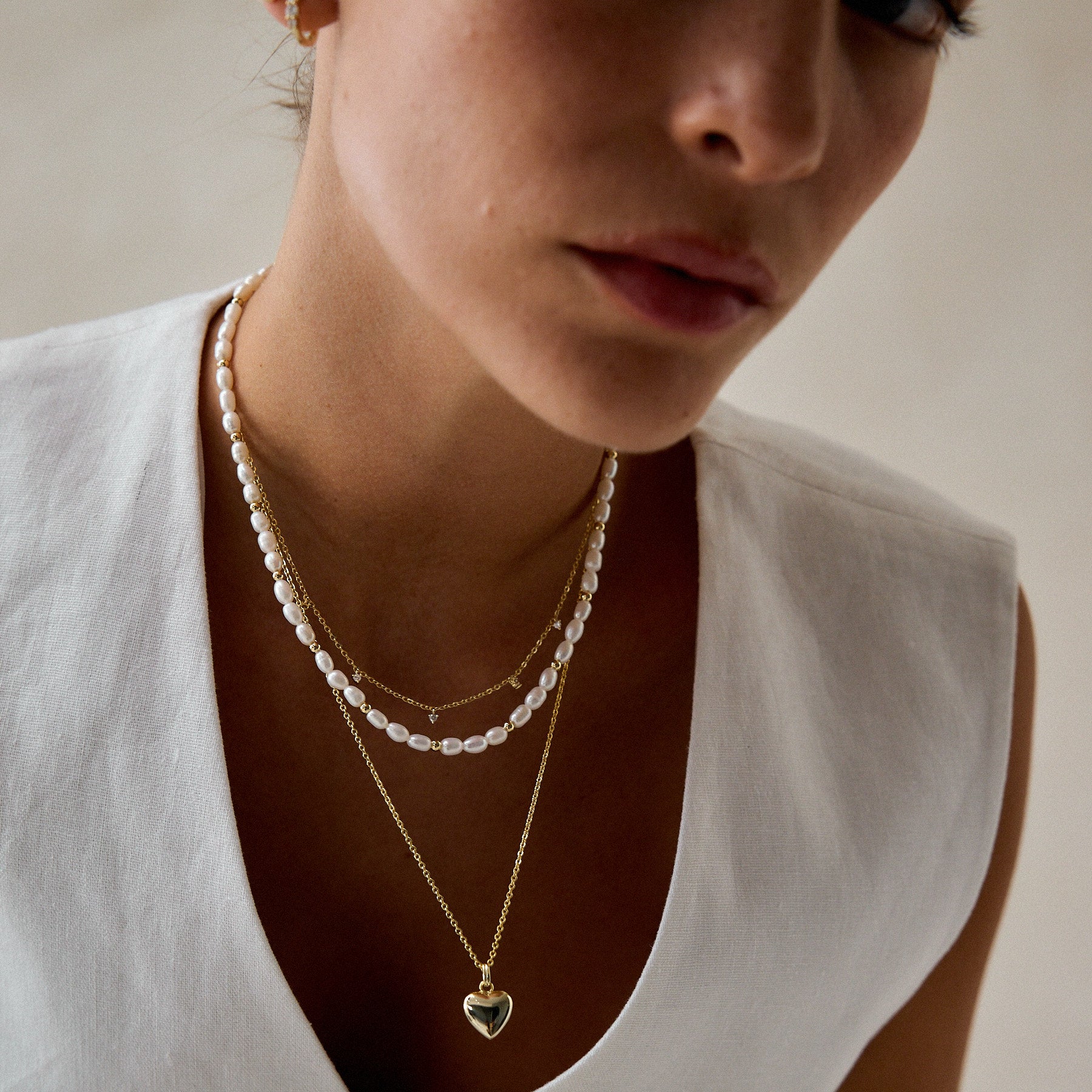 שרשרת נדיה ציפוי זהב