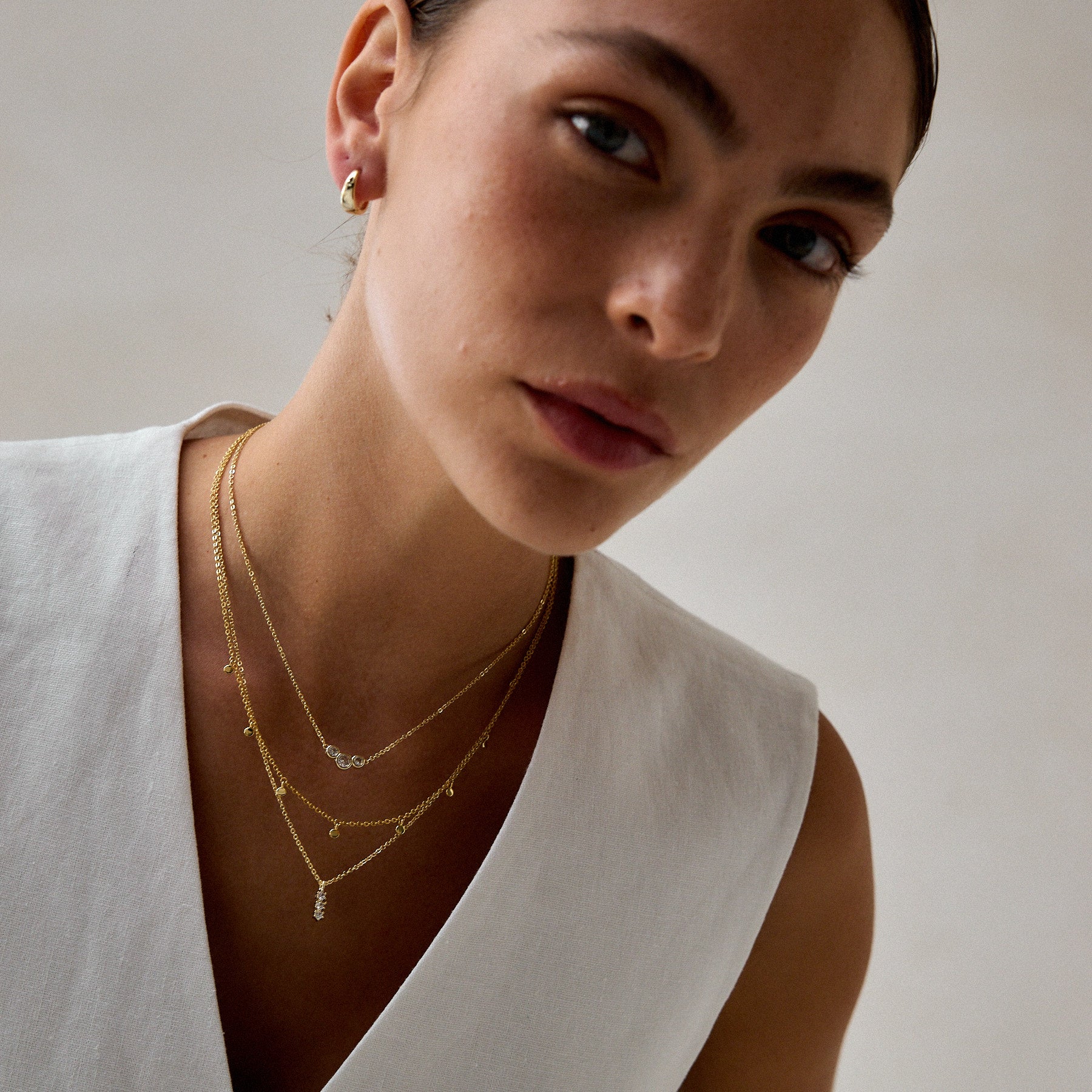 שרשרת קורטני ציפוי זהב