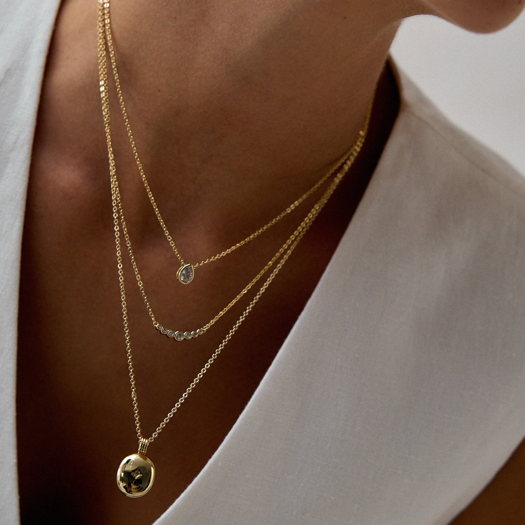 שרשרת סוניה ציפוי זהב