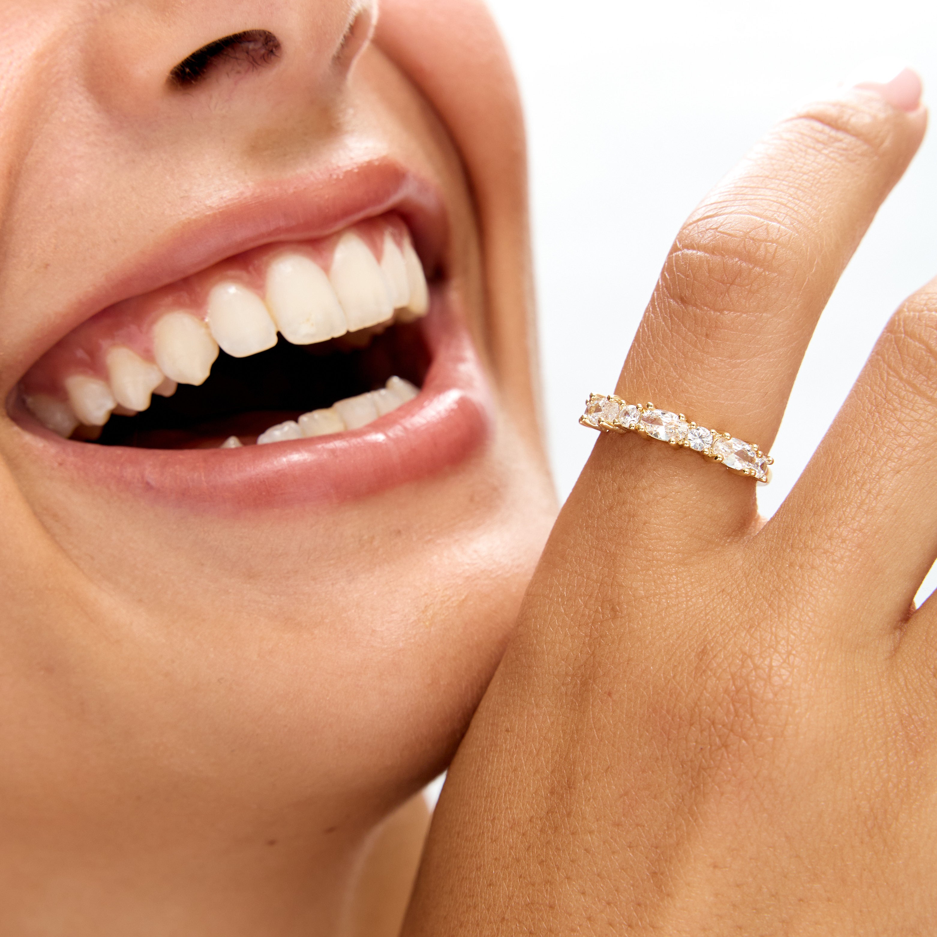 טבעת אווליס ציפוי זהב
