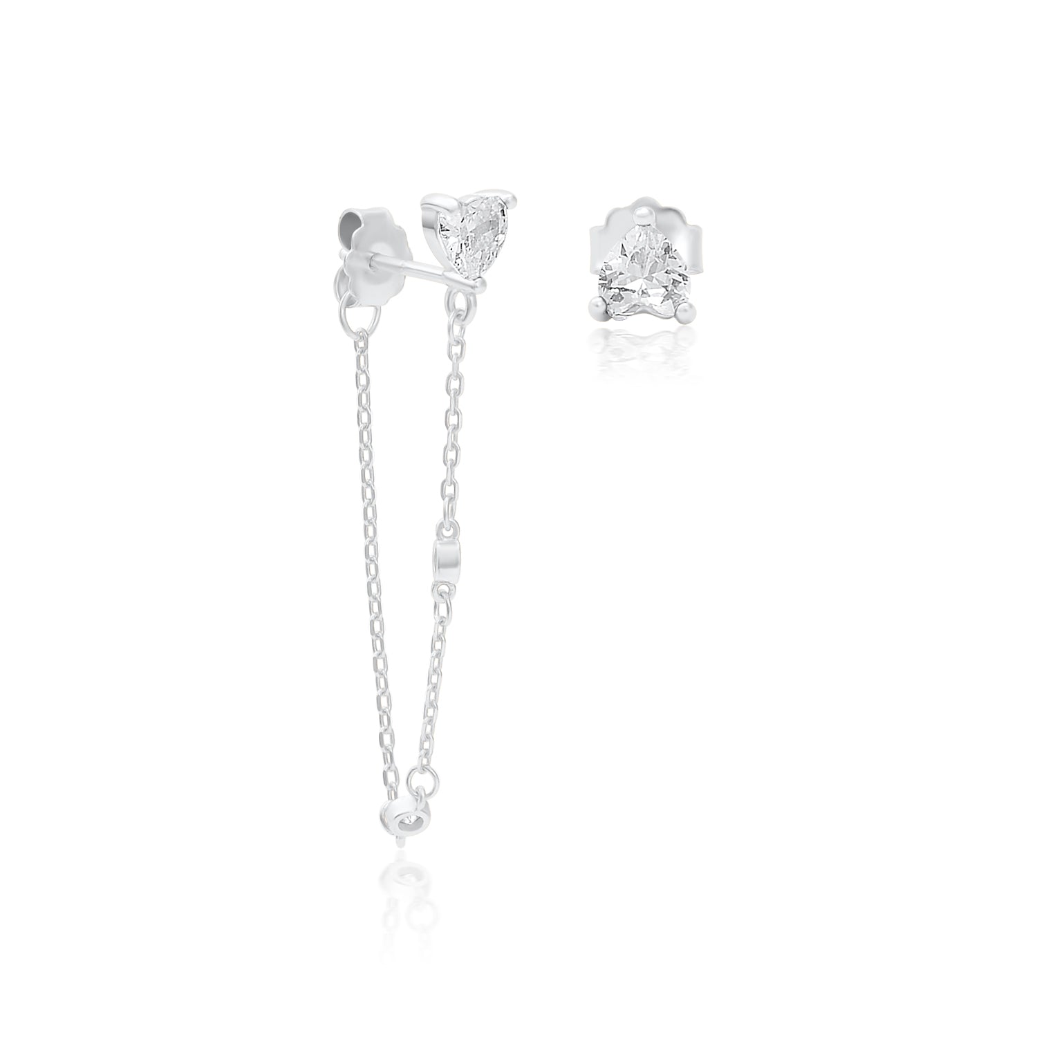 עגילי ורונה כסף 925