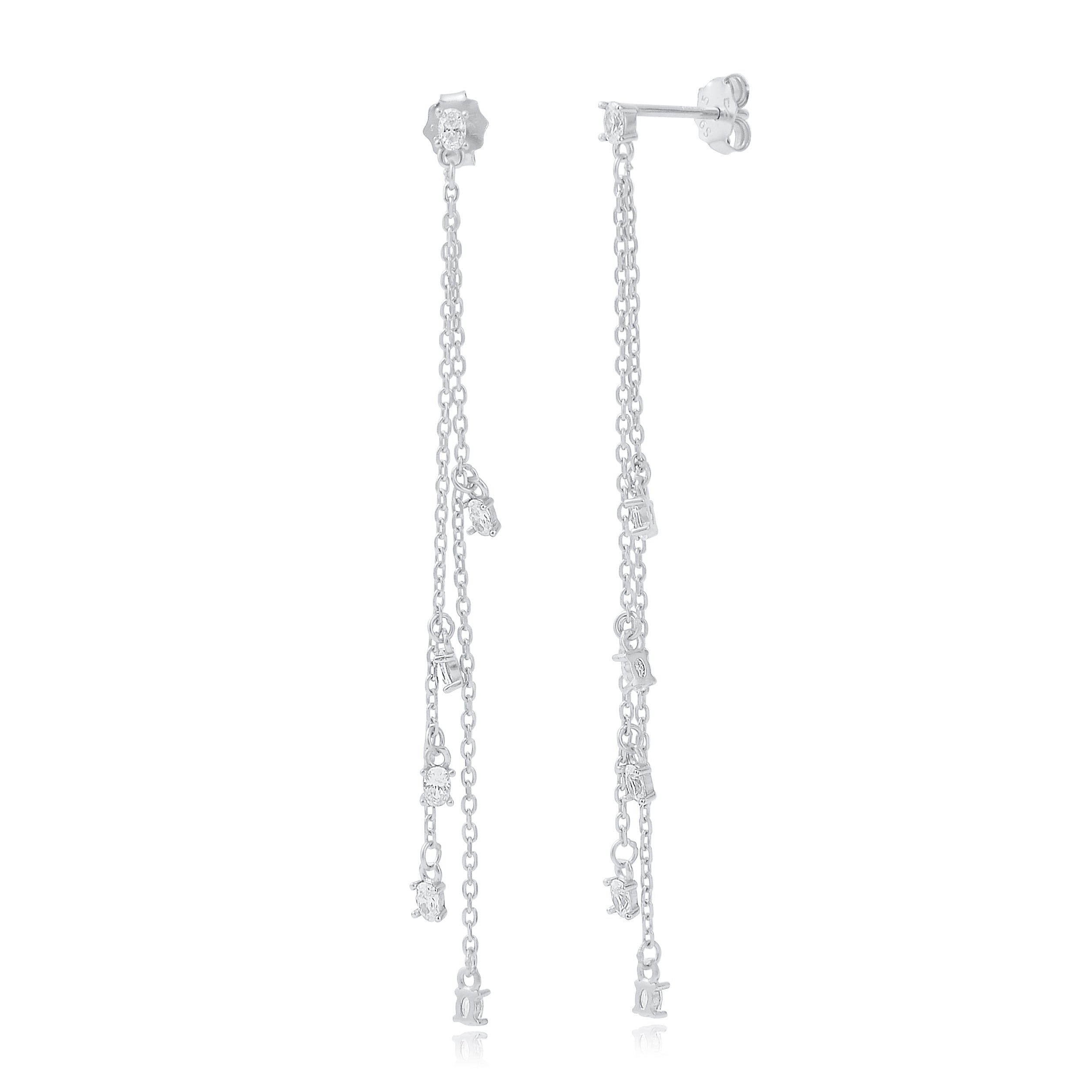 עגילי מונקו כסף 925