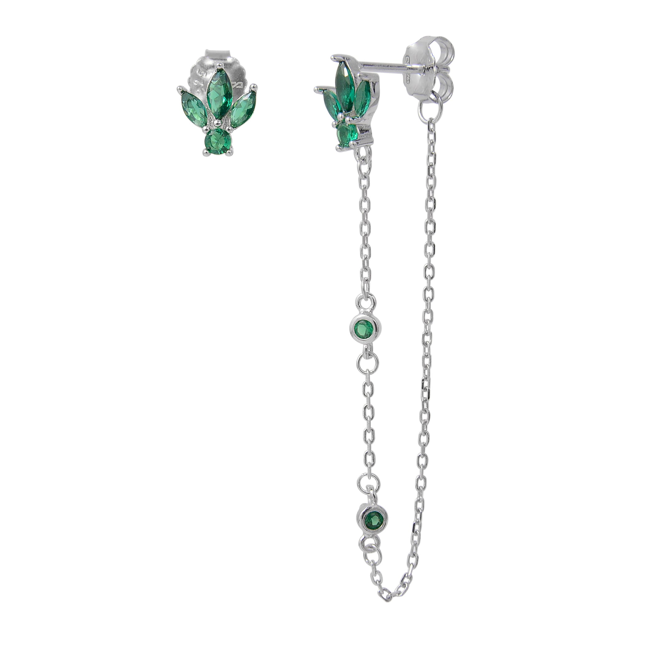 עגילי קיוטו כסף 925