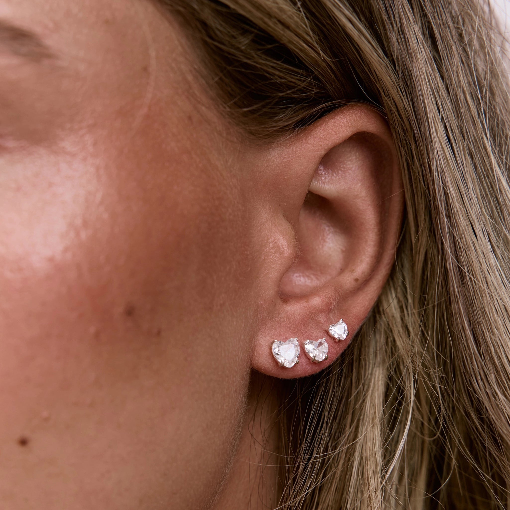 עגילי אייבי מיני כסף 925