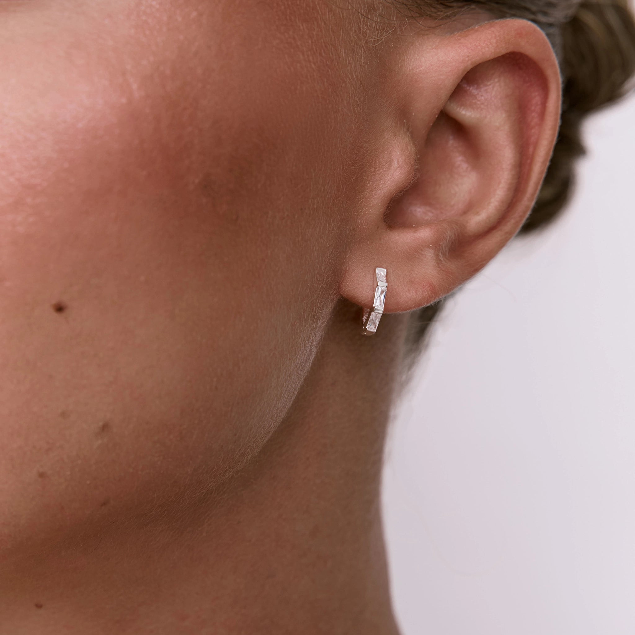 עגילי ביאנקה כסף 925