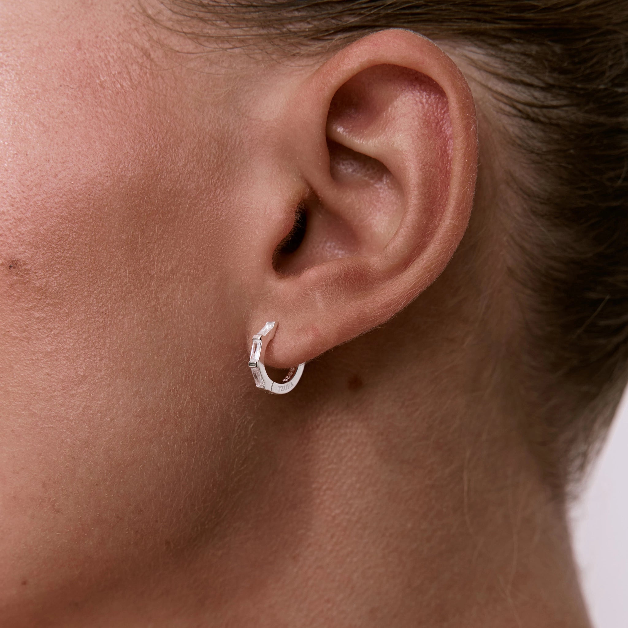 עגילי ביאנקה כסף 925