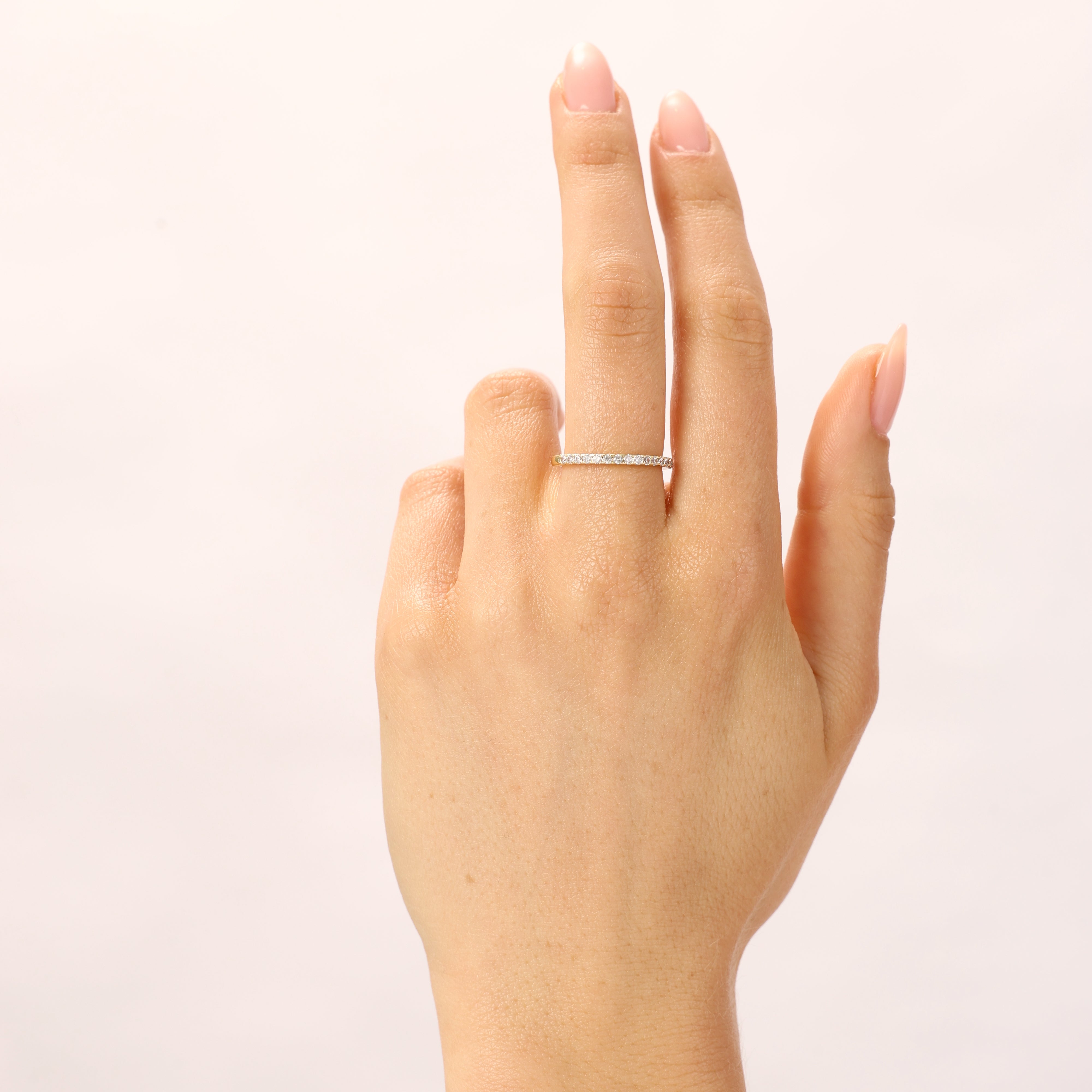 טבעת אמילי ציפוי זהב