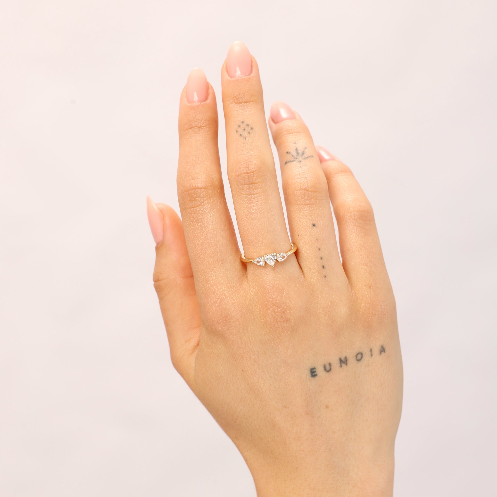 טבעת מריסטה ציפוי זהב