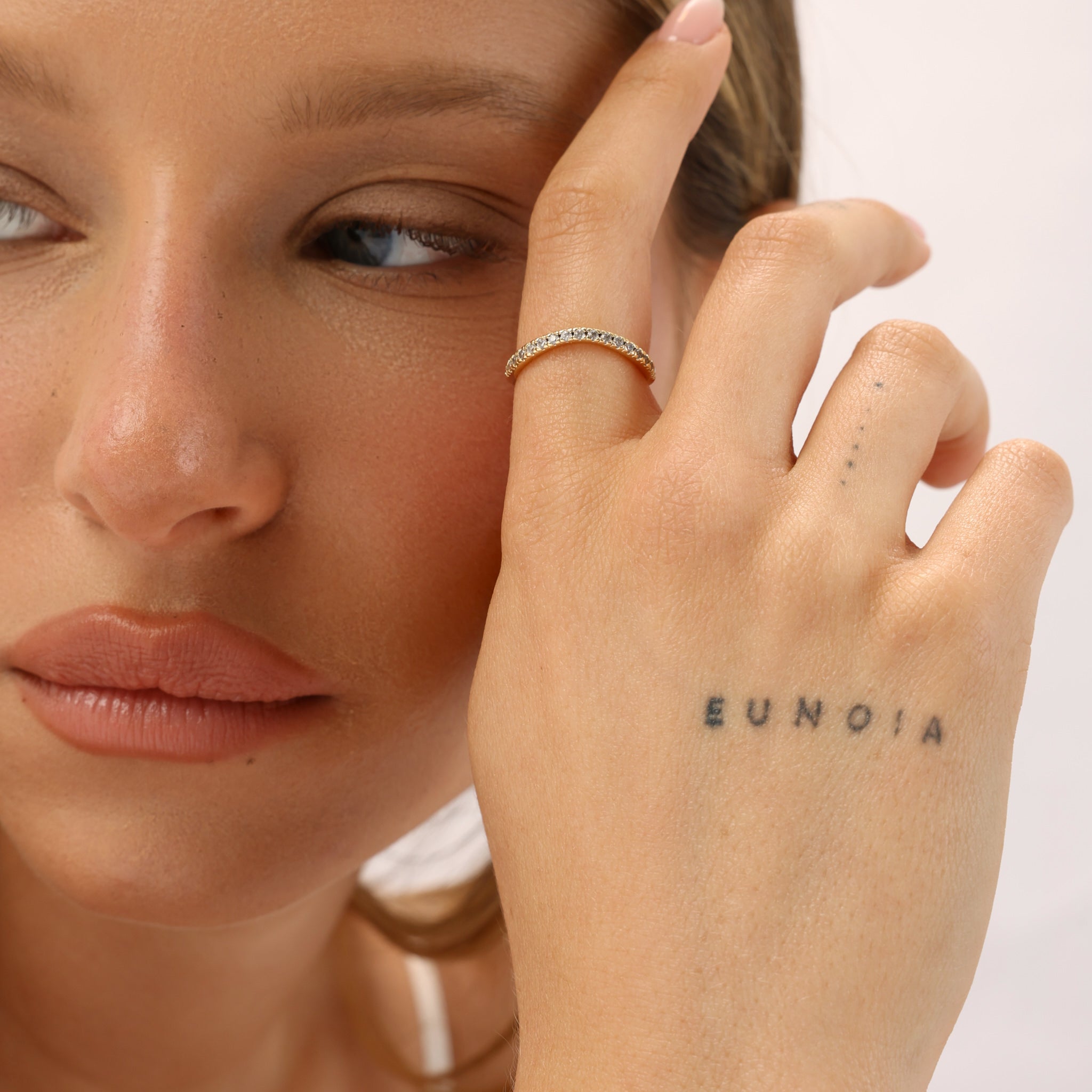 טבעת זינק ציפוי זהב