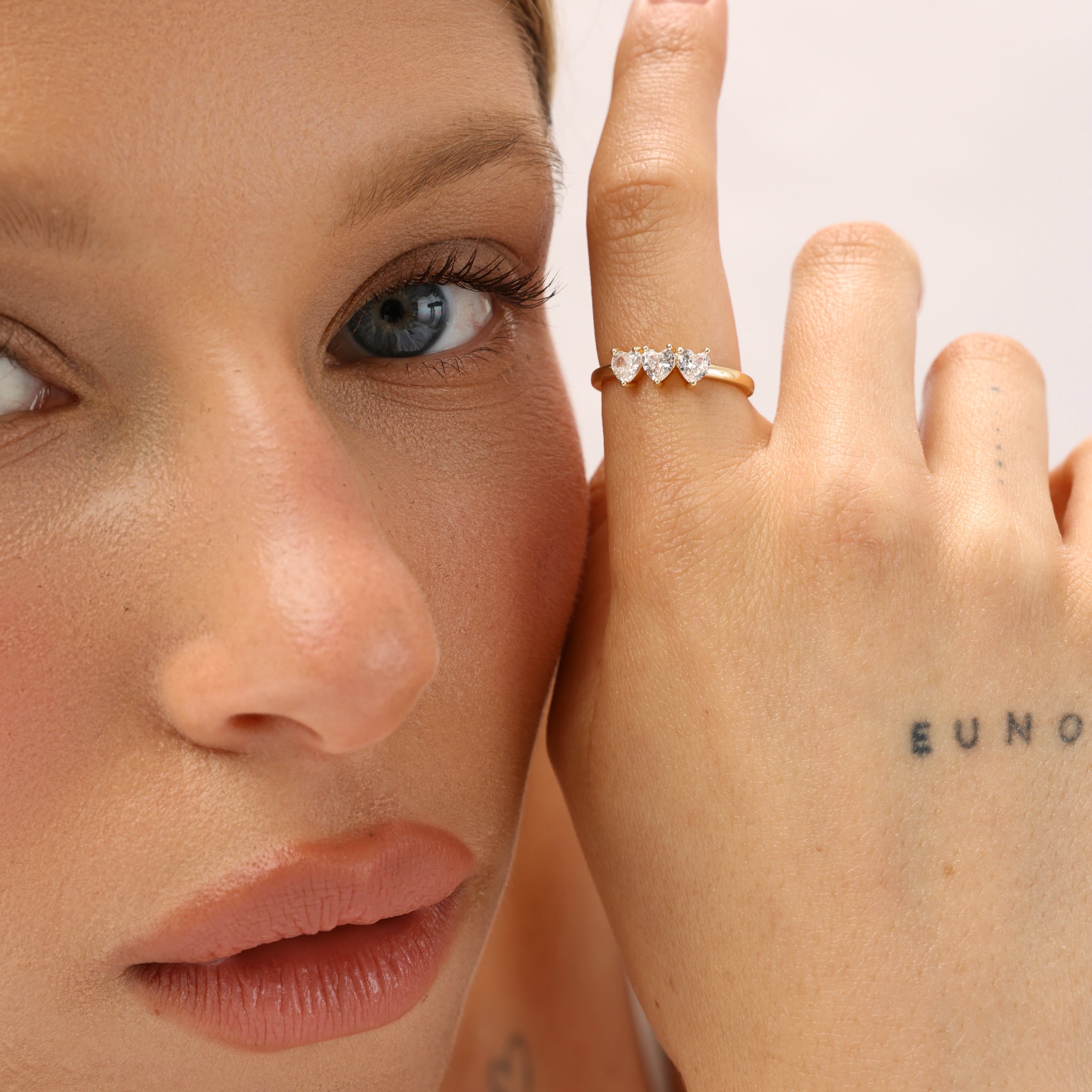 טבעת לורי ציפוי זהב