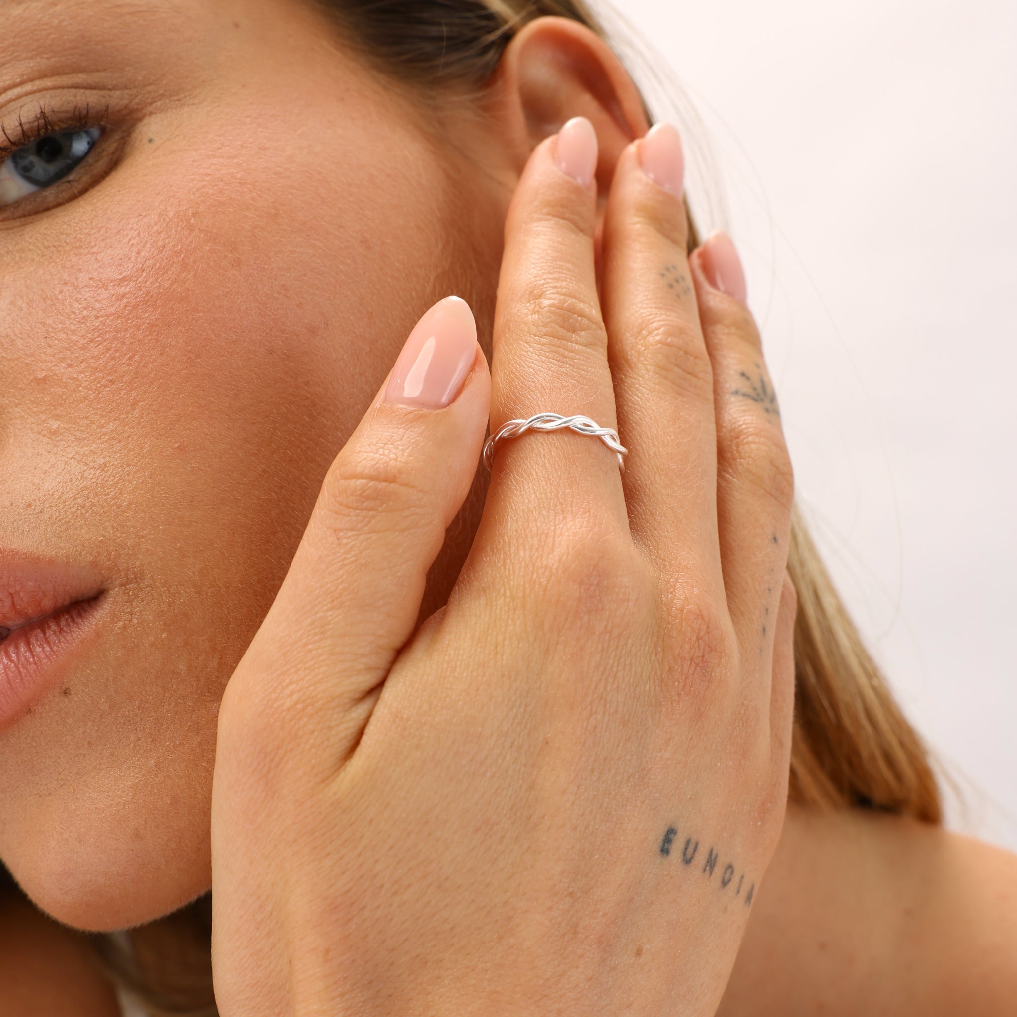 טבעת לופ כסף 925