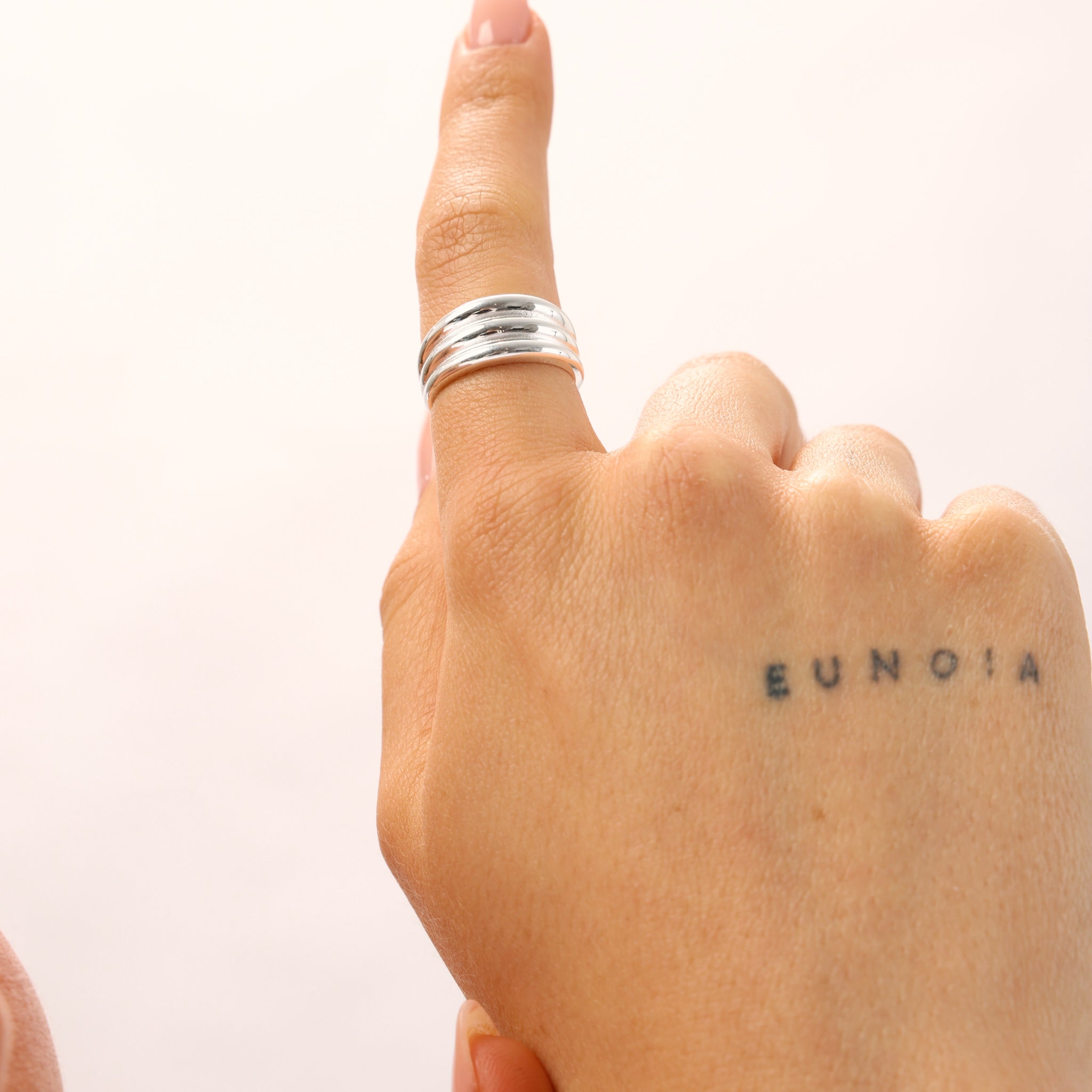 טבעת ליר כסף 925