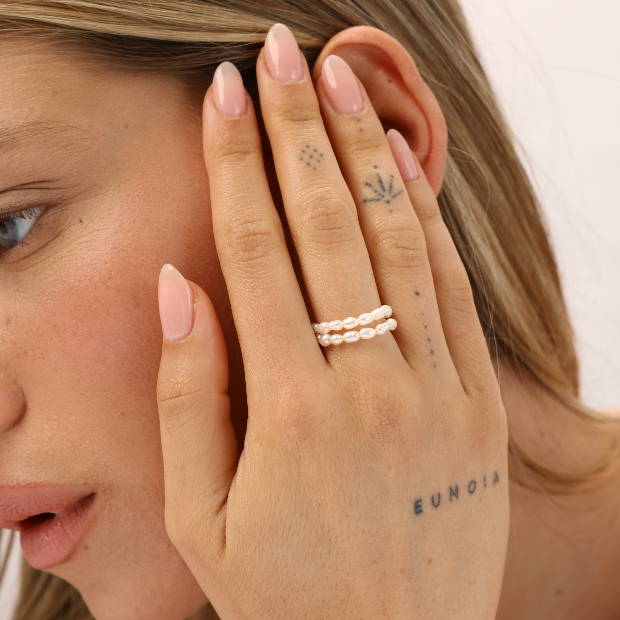 זוג טבעות פרל