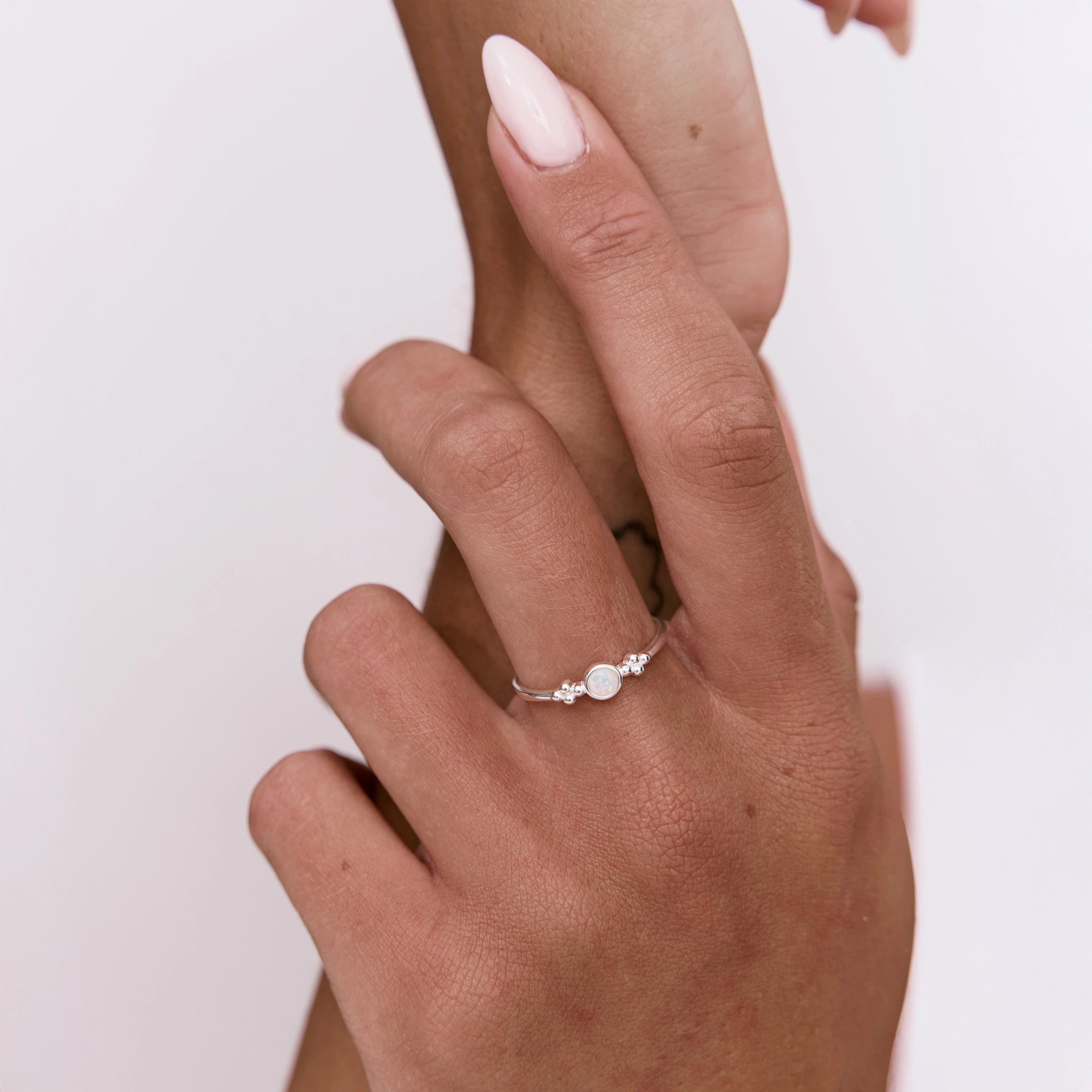 טבעת אופל 925