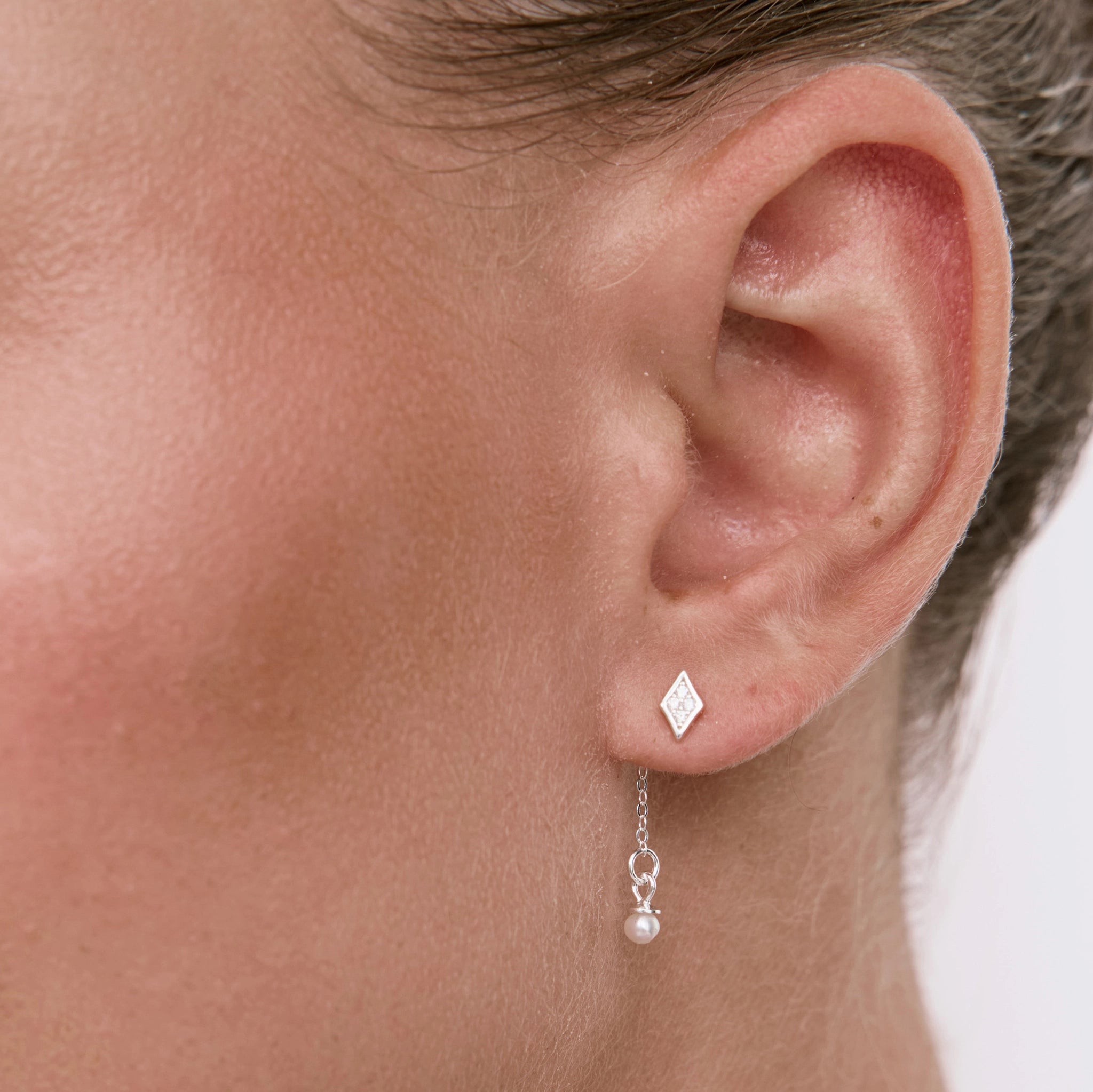 עגילי לידיה כסף 925