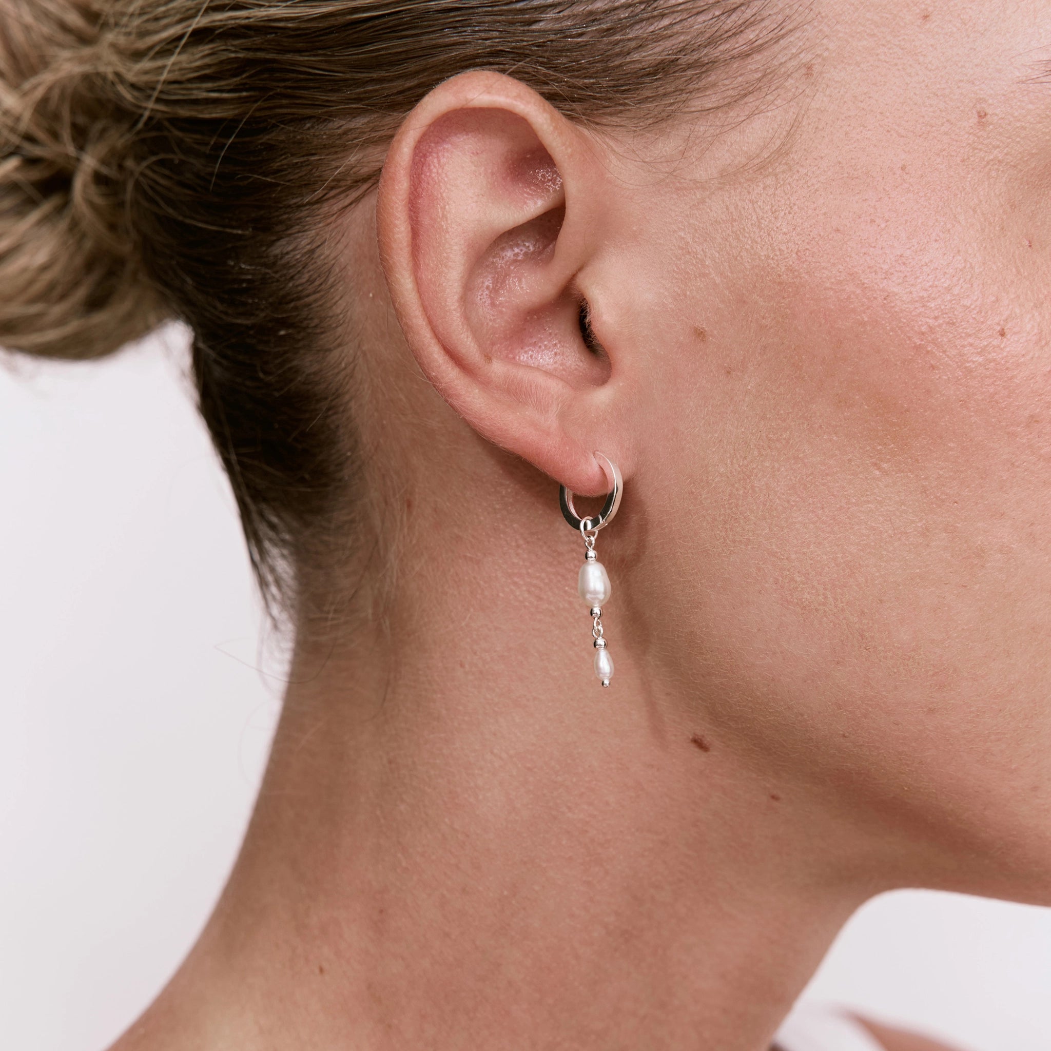 עגילי מדלן כסף 925