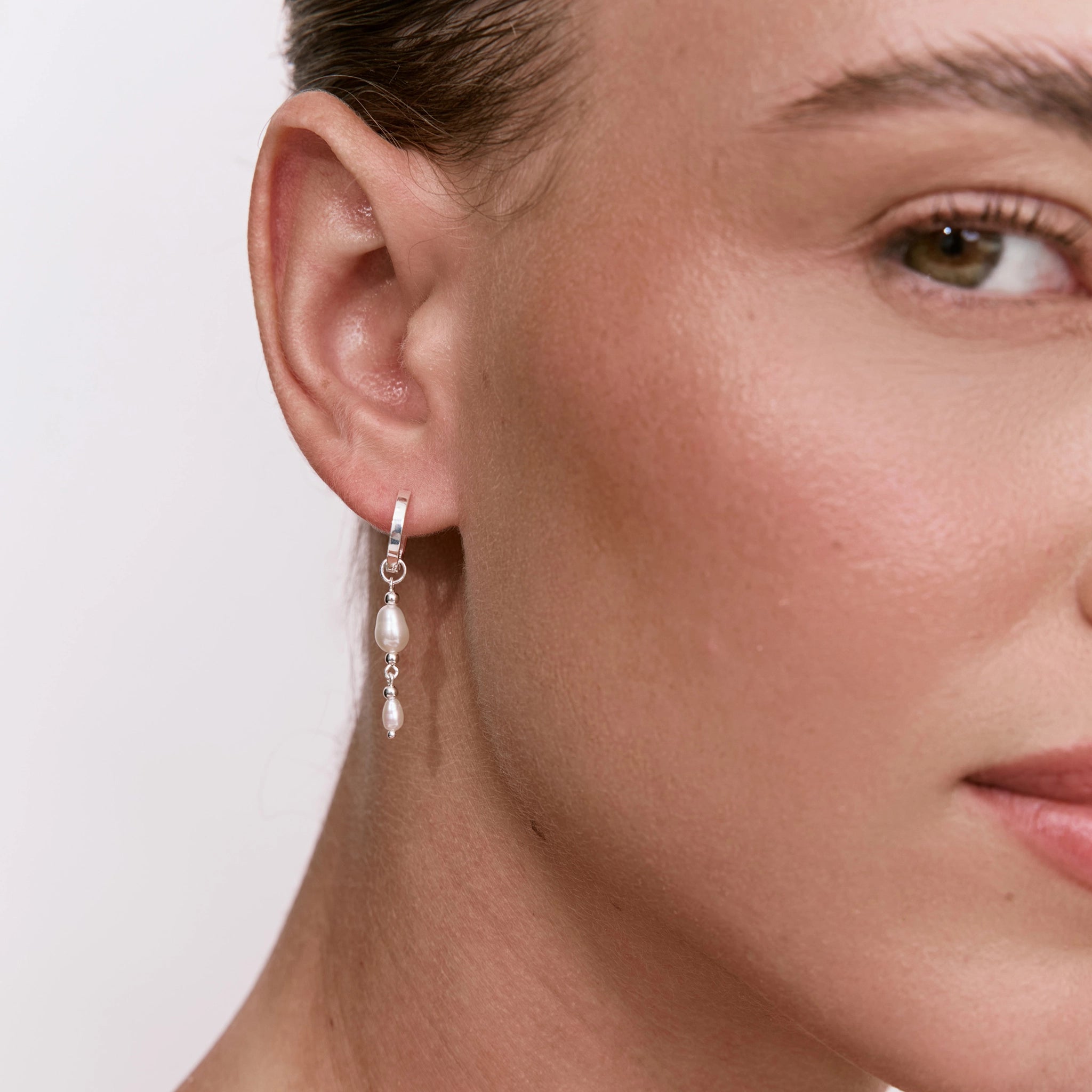 עגילי מדלן כסף 925