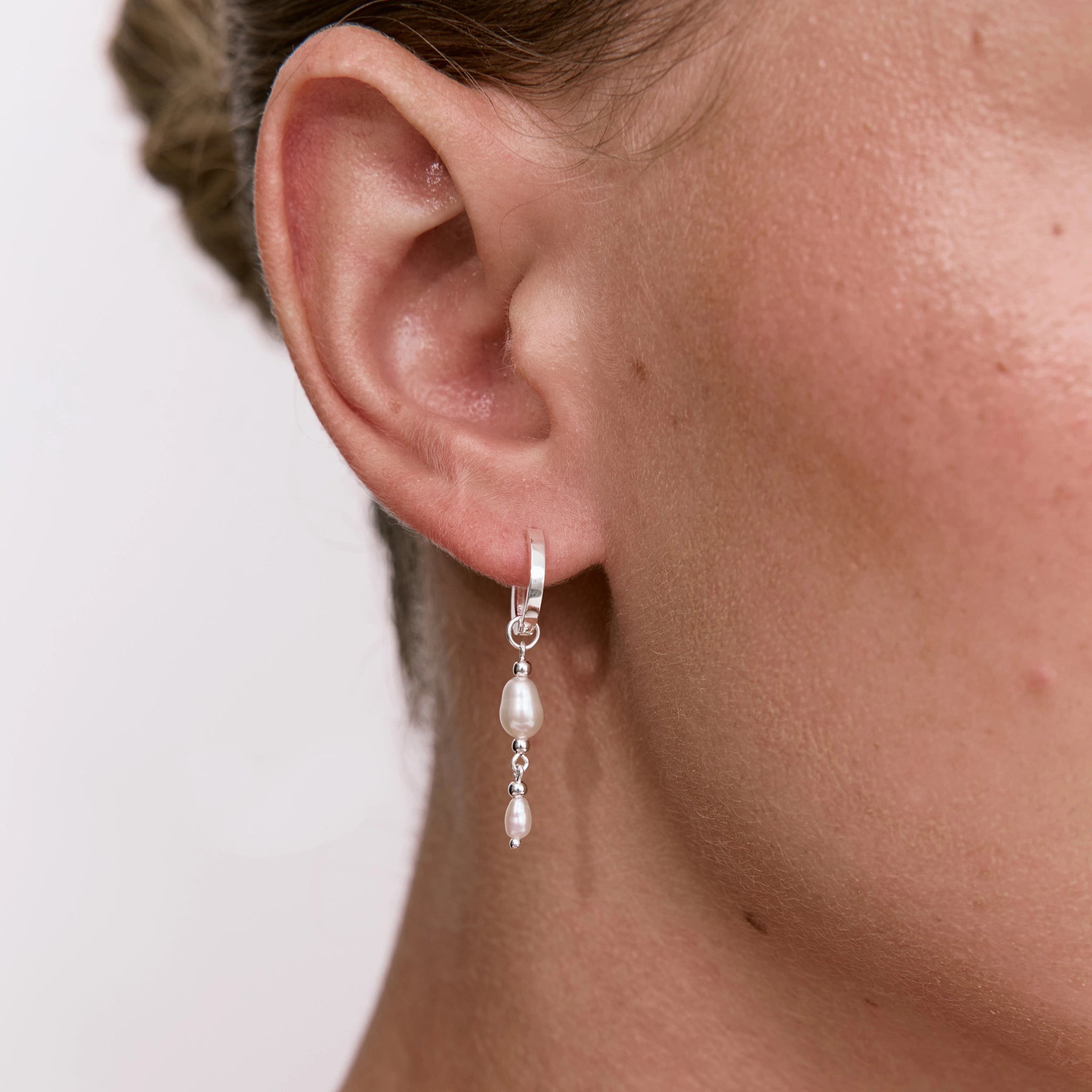 עגילי מדלן כסף 925