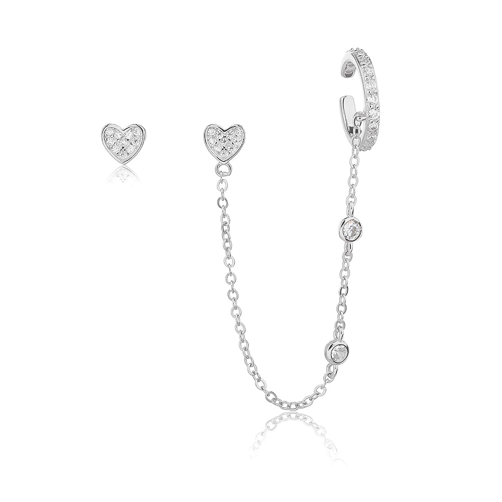 עגילי פריז כסף 925