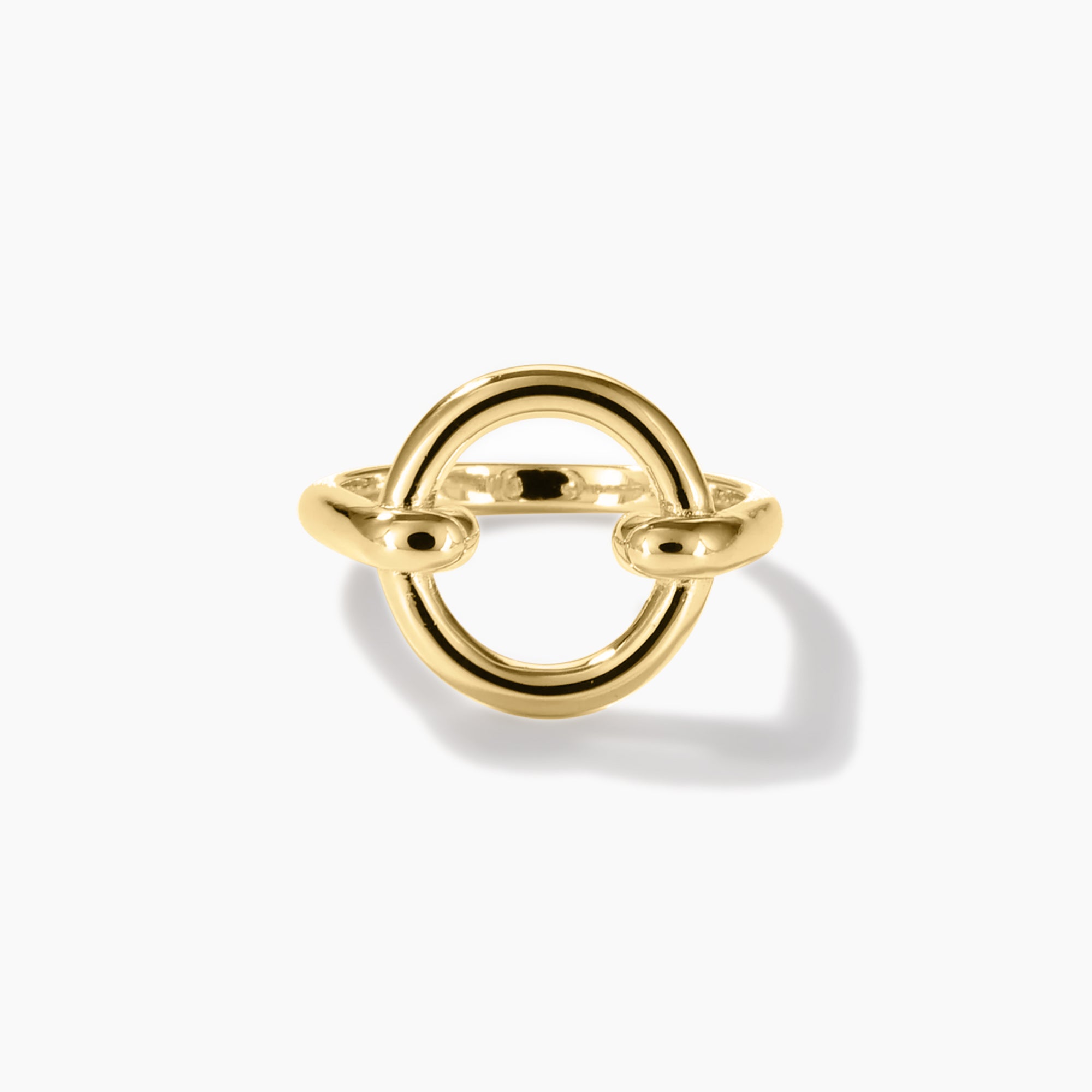 טבעת ג'ייד ציפוי זהב