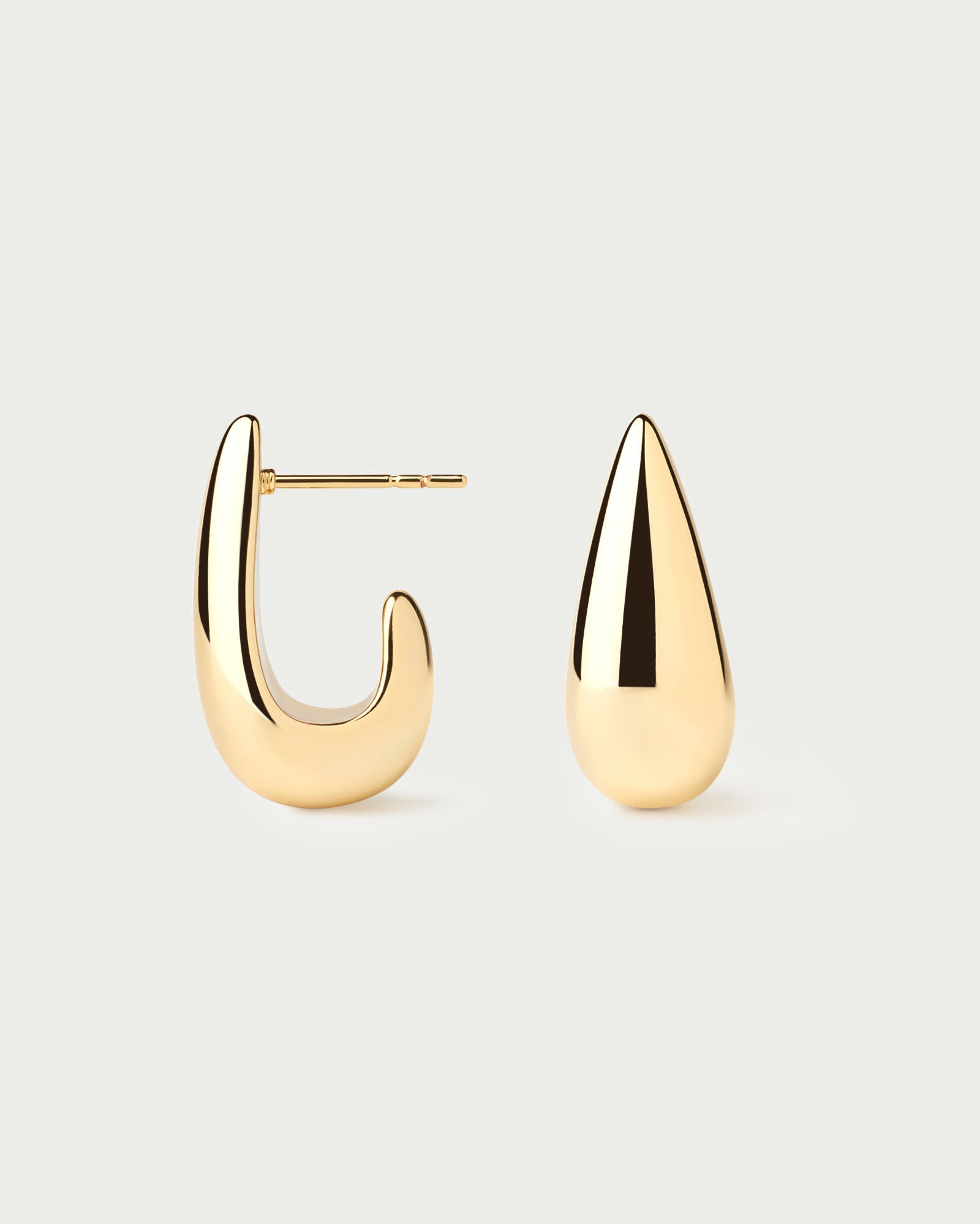 עגילי לונה זהב