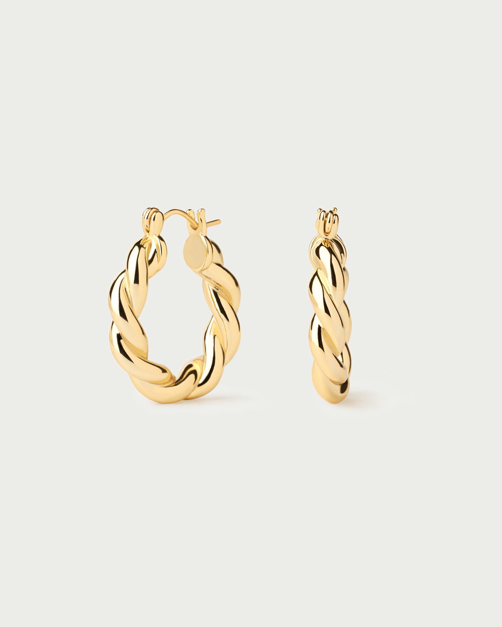 עגילי ברייד זהב