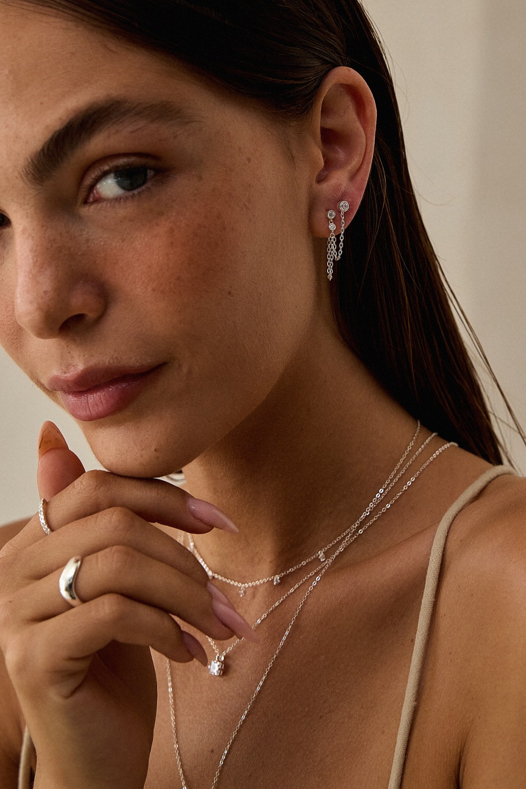 עגילי ליארה כסף 925