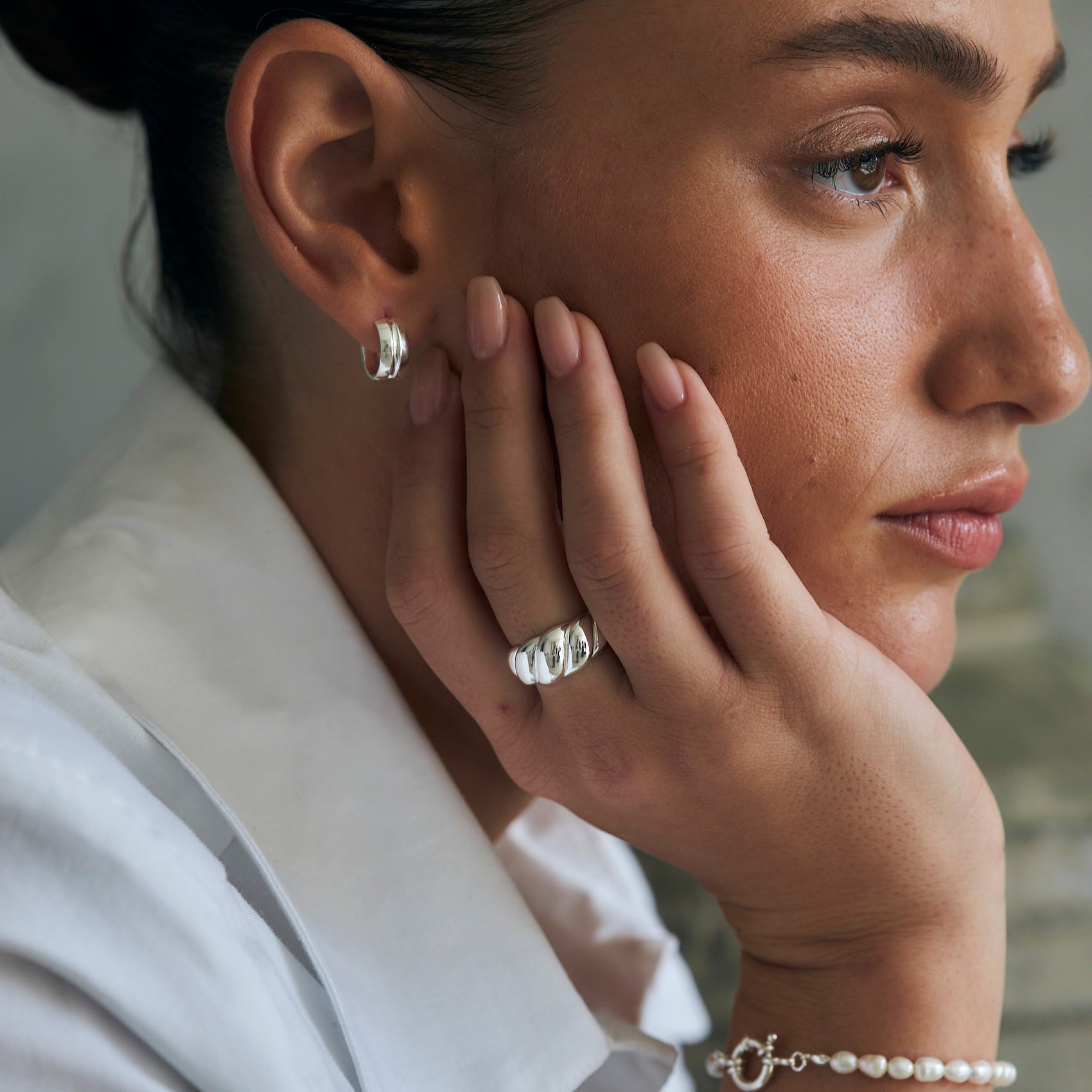 טבעת פלור כסף 925