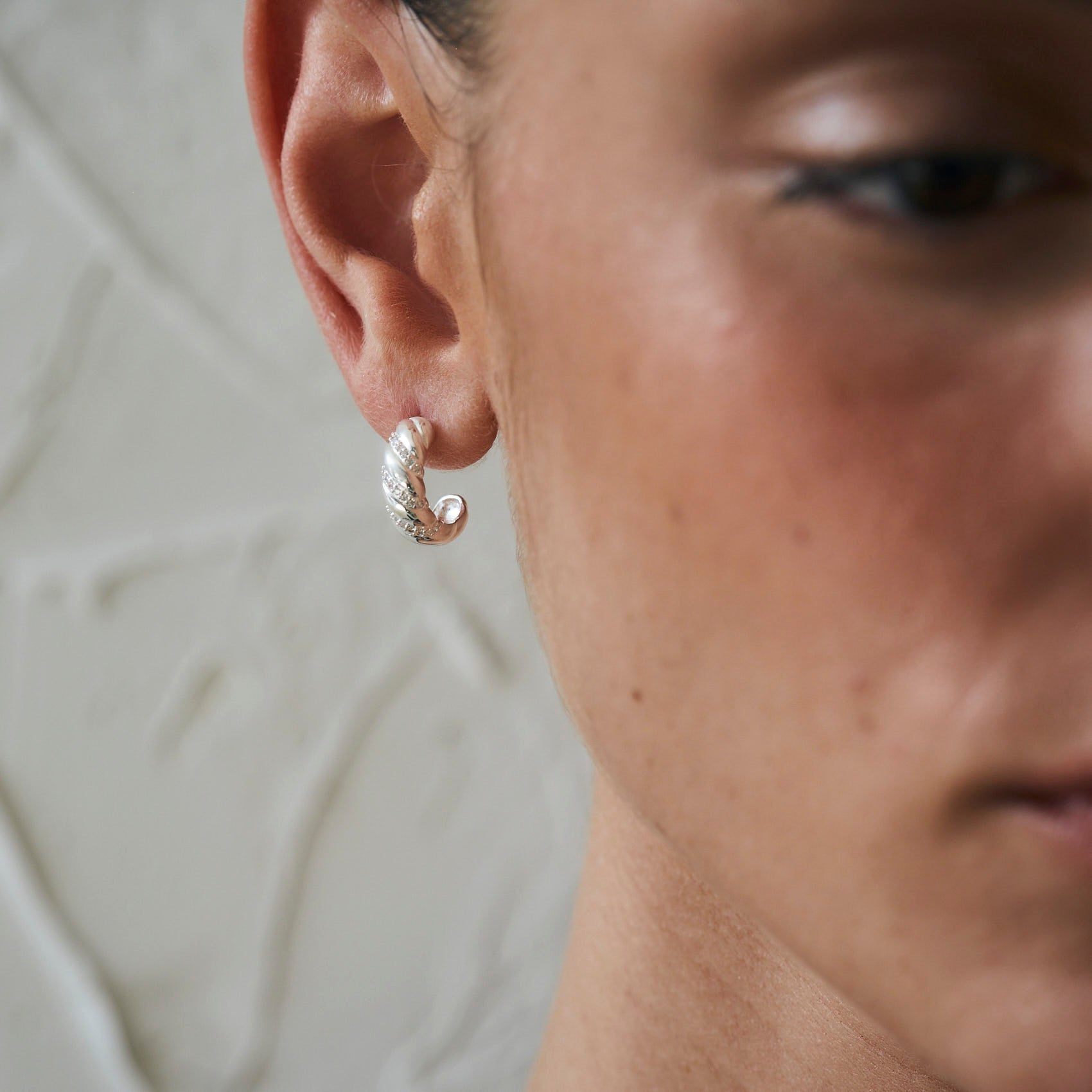 עגילי אודט כסף 925