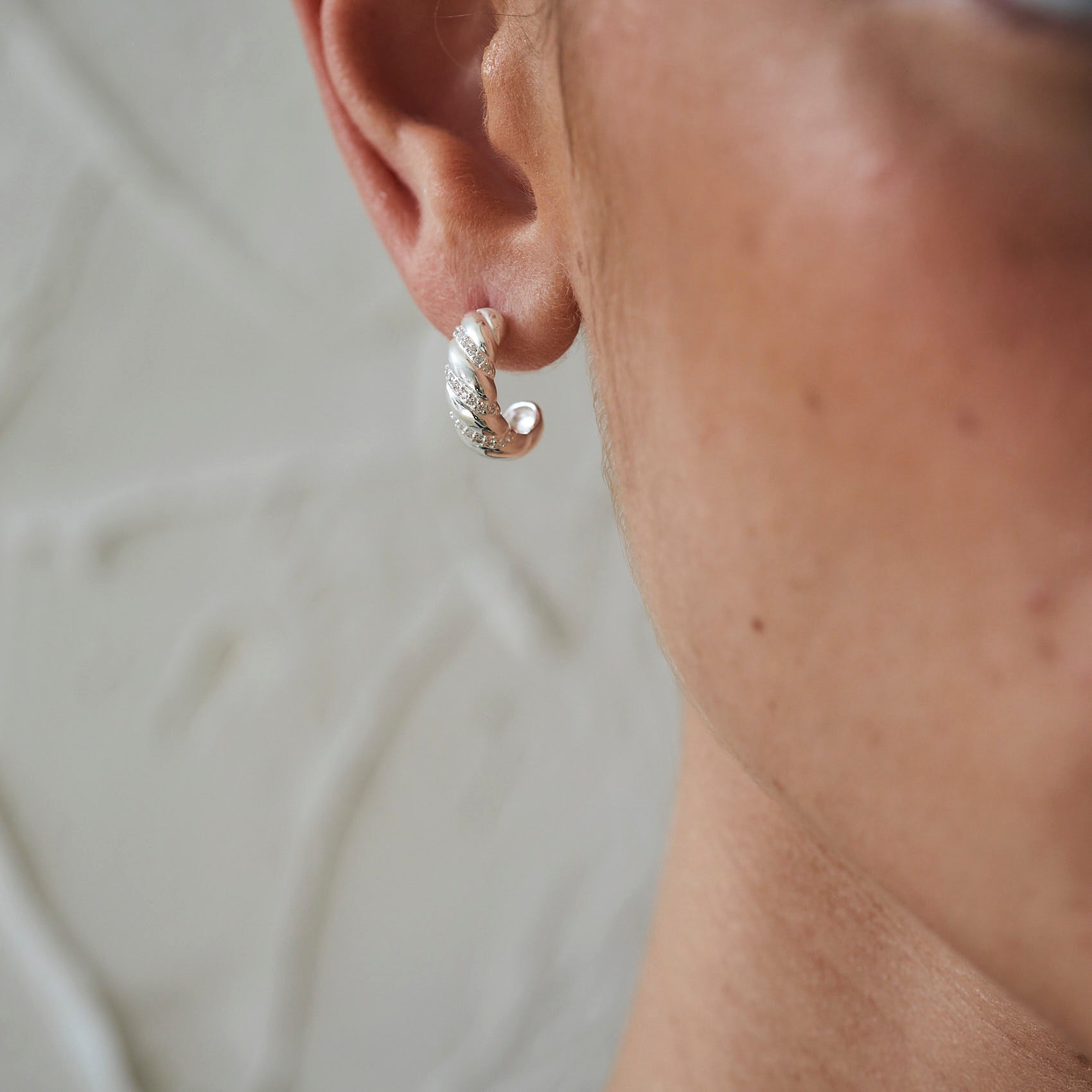 עגילי אודט כסף 925