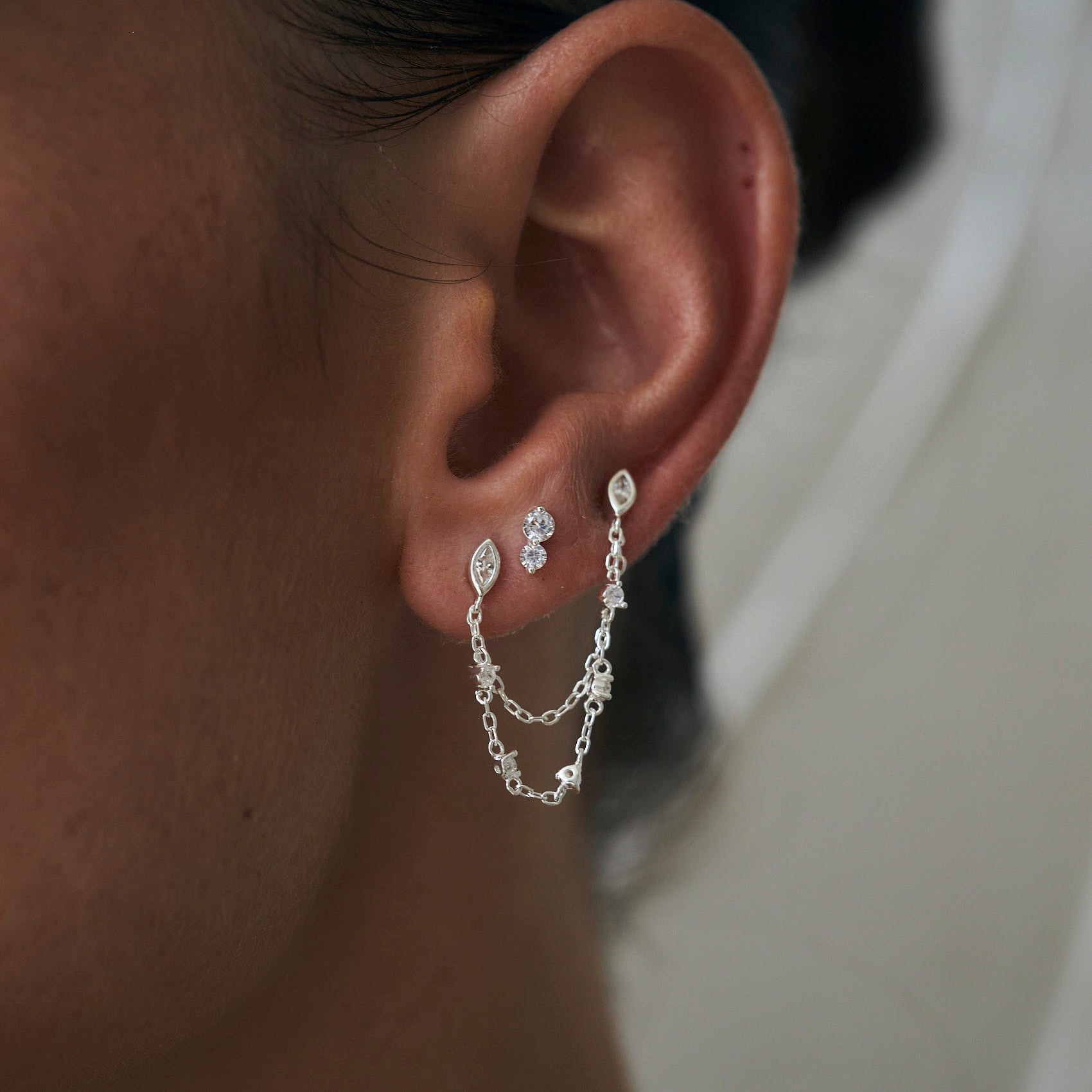 עגילי טיפאני כסף 925