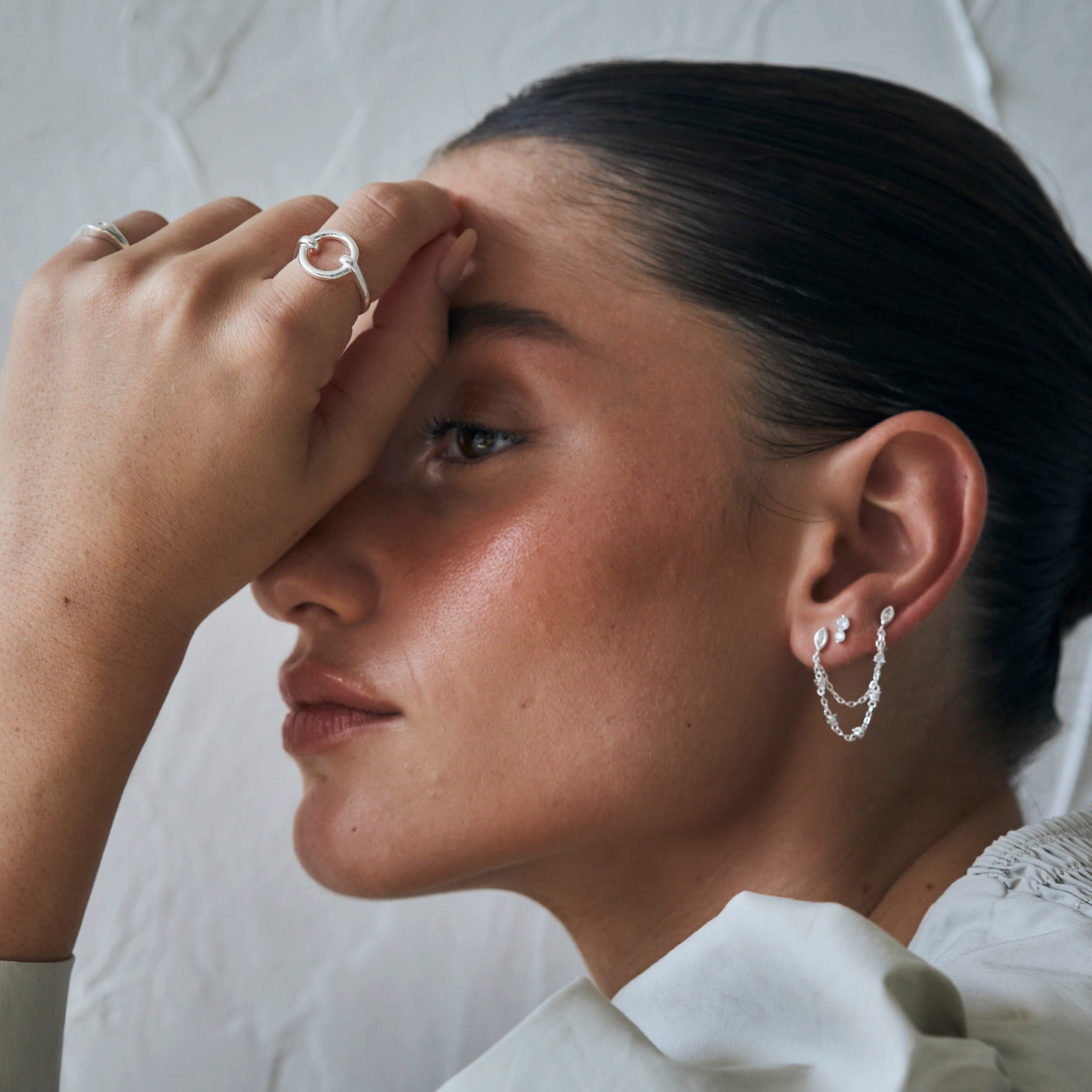 עגילי מרידה כסף 925