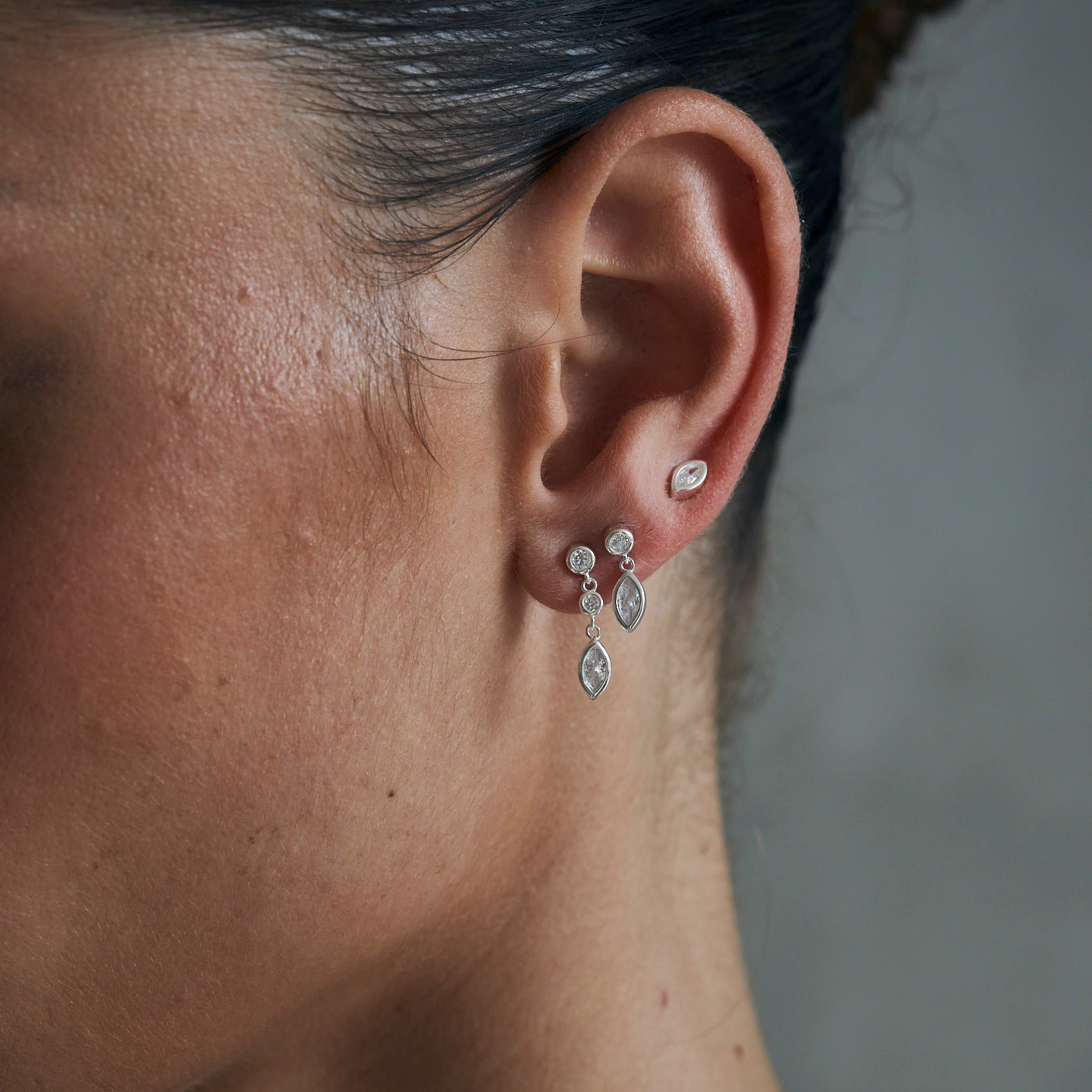 עגילי אלנה כסף 925