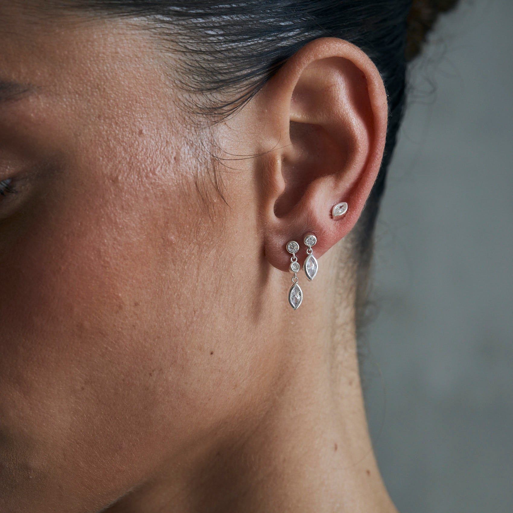 עגילי גלוריה כסף 925