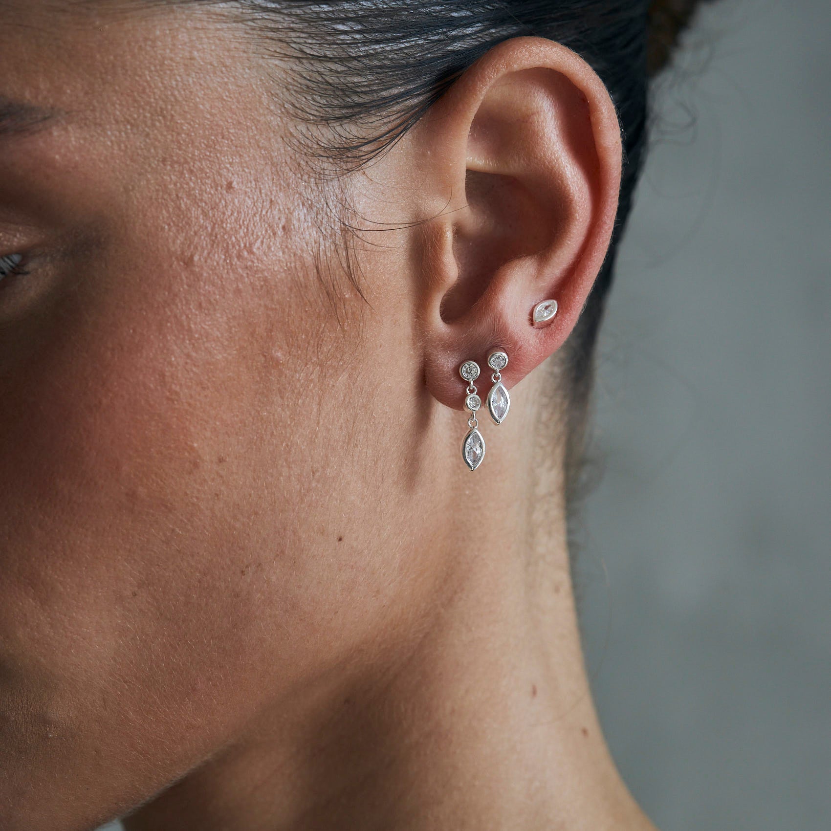 עגילי גלוריה כסף 925