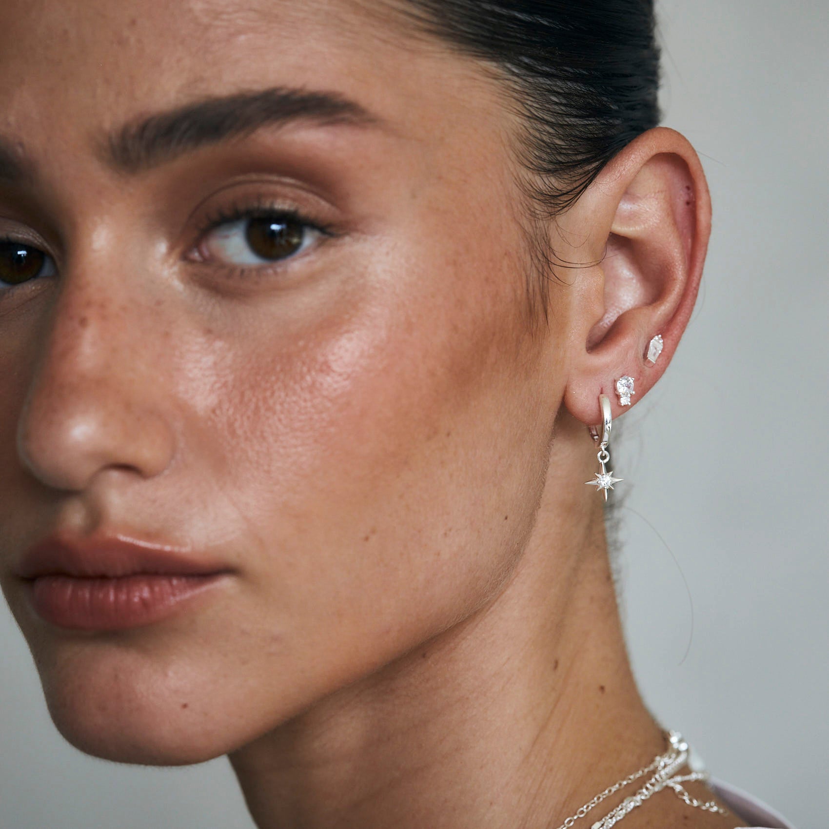 עגילי פאולה כסף 925