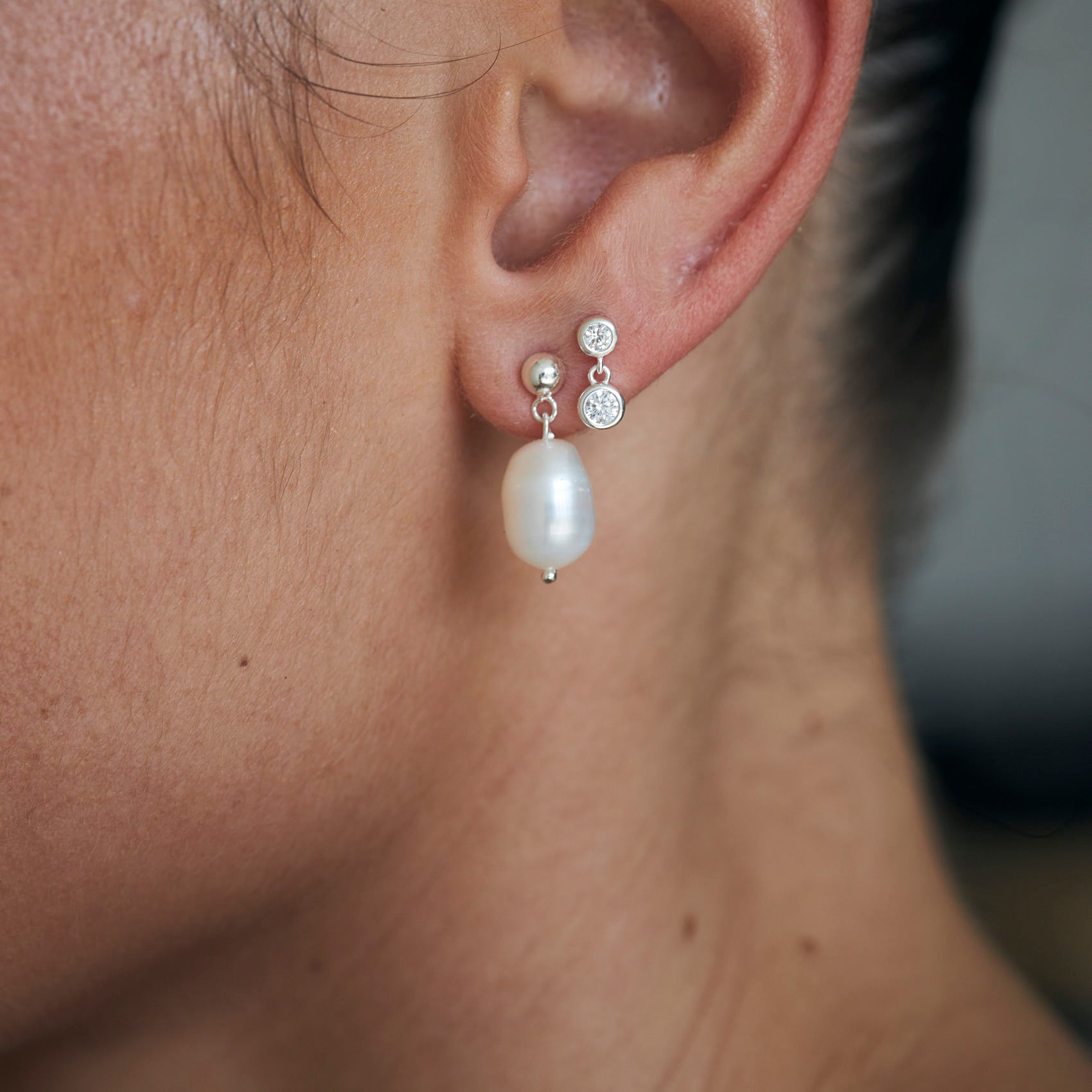 עגילי אנדראה כסף 925