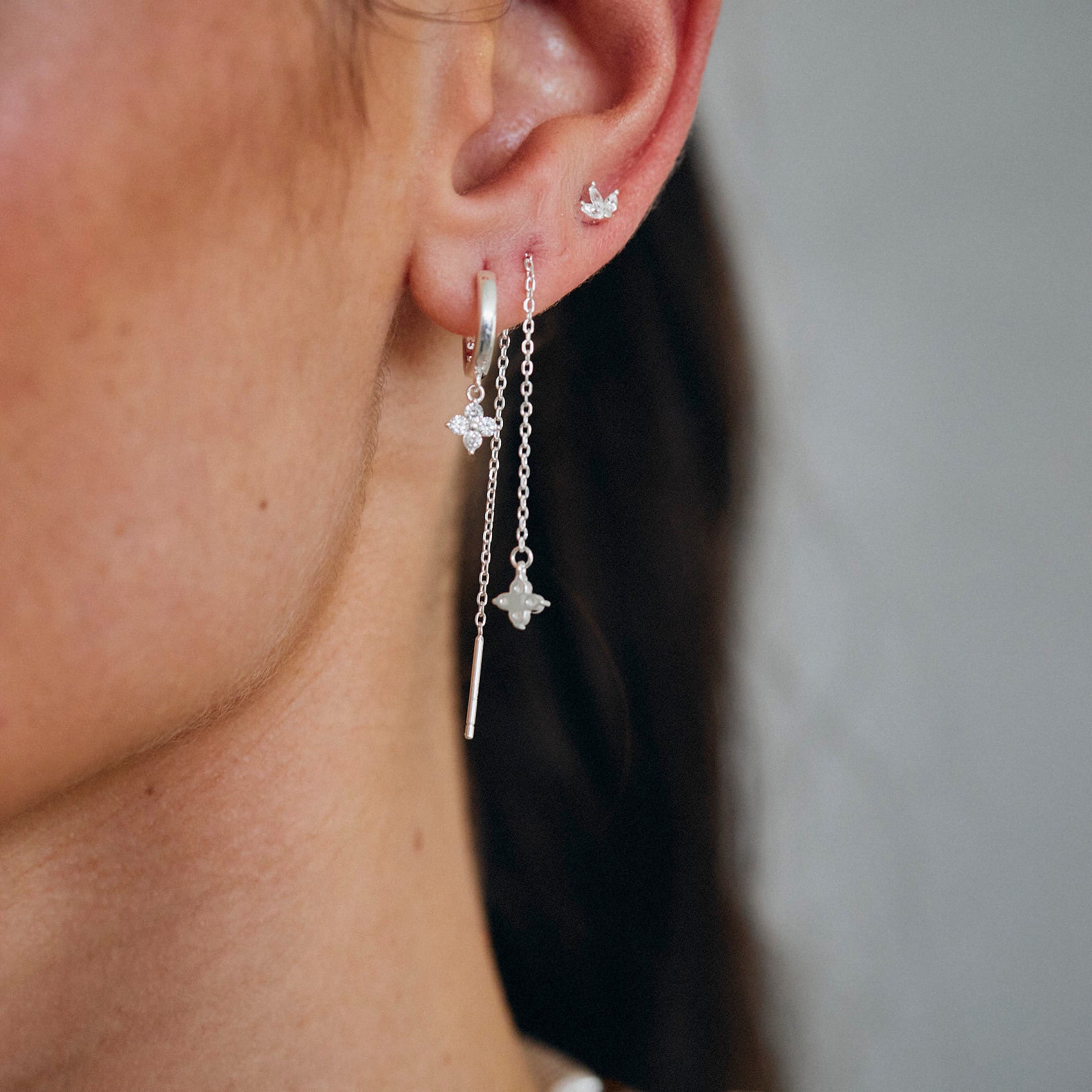 עגילי טיאנה כסף 925