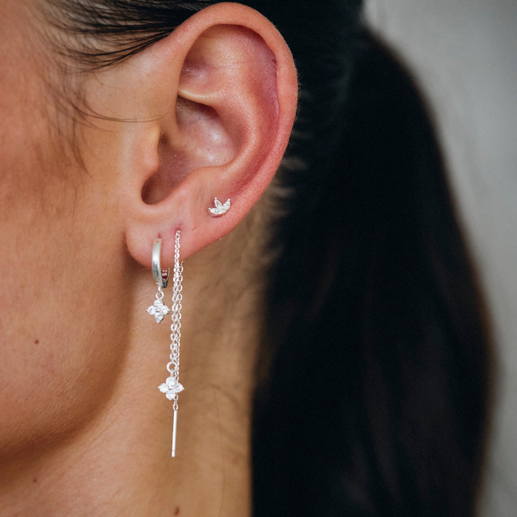 עגילי טיאנה כסף 925