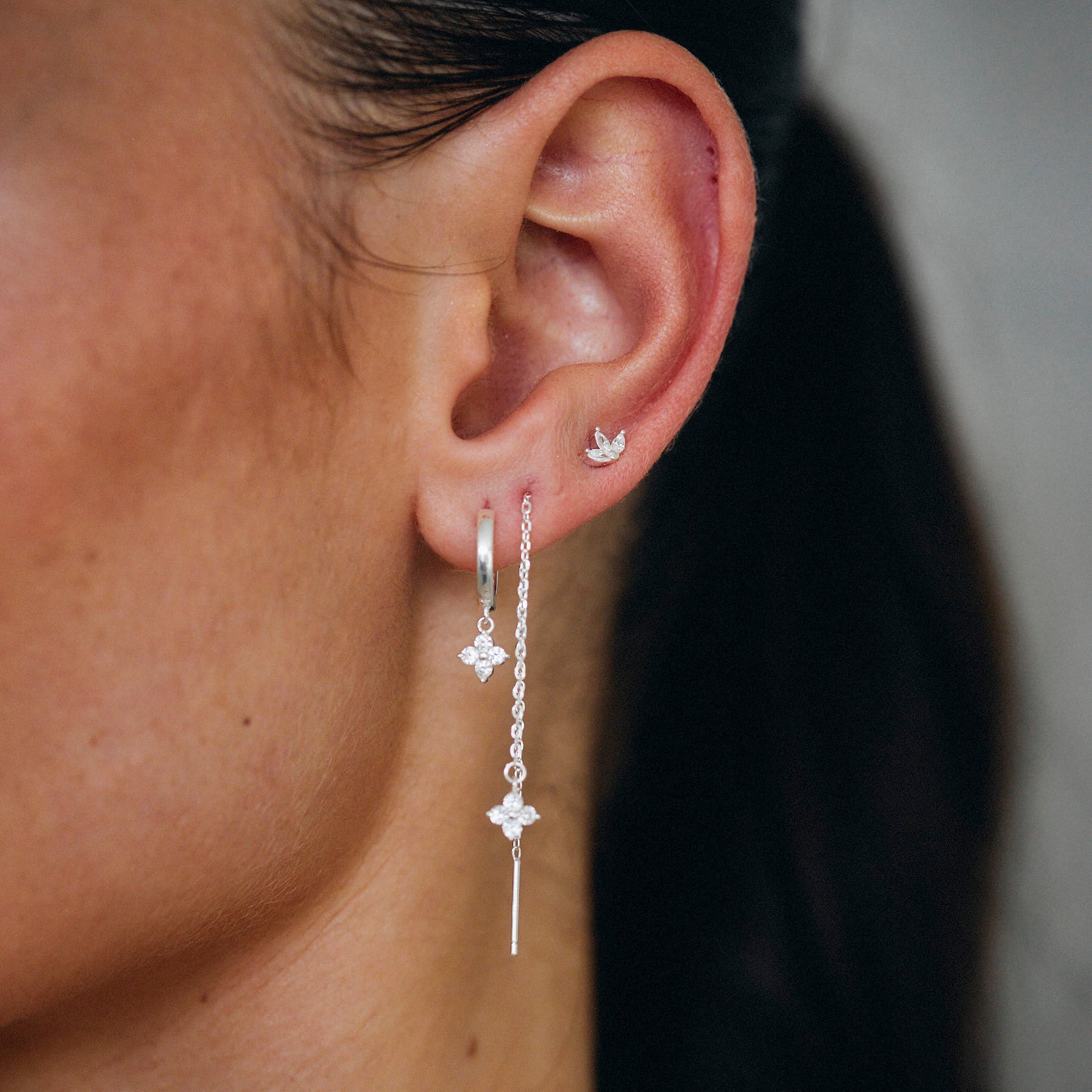 עגילי טיאנה כסף 925