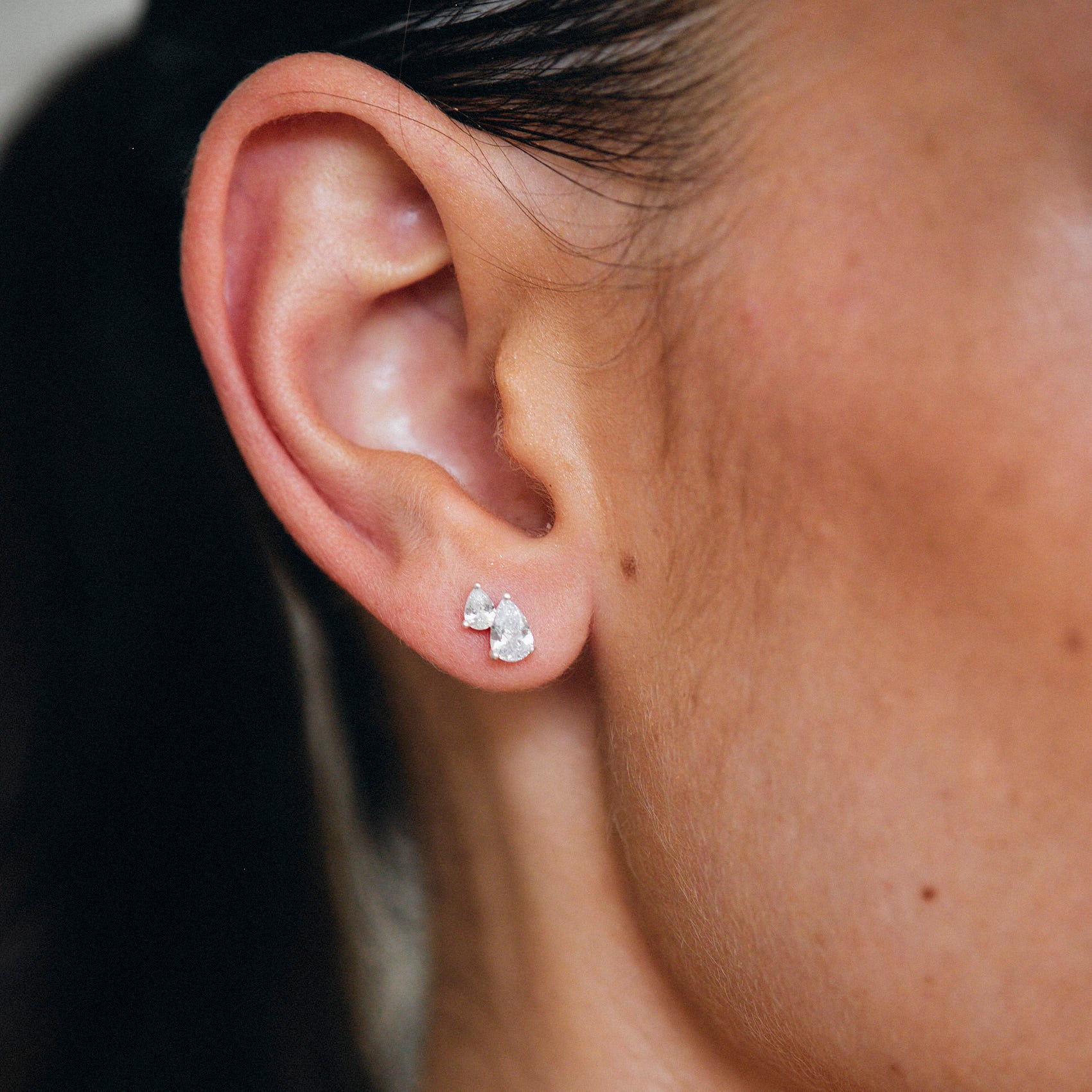 עגילי שלגיה כסף 925