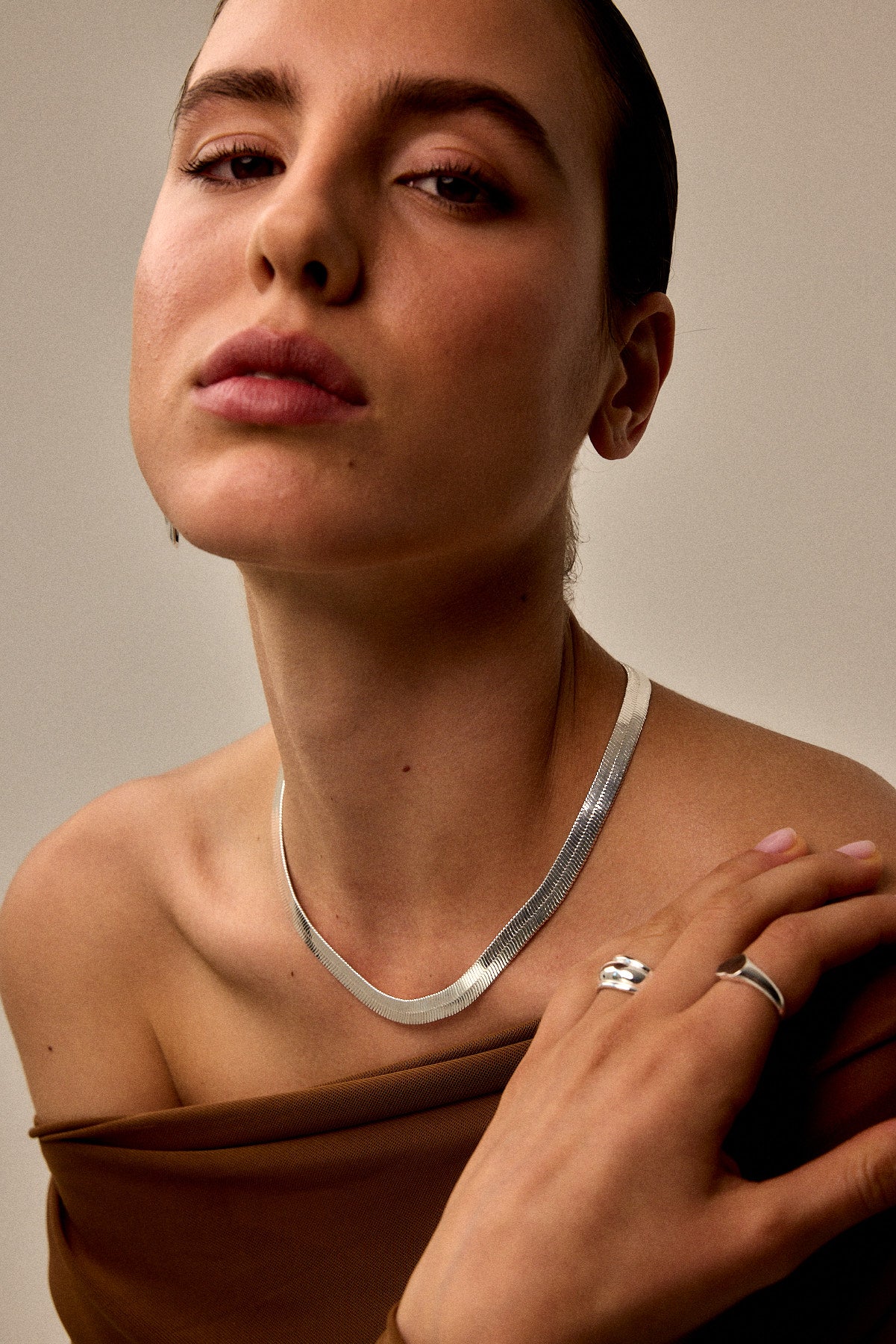 שרשרת סהר כסף