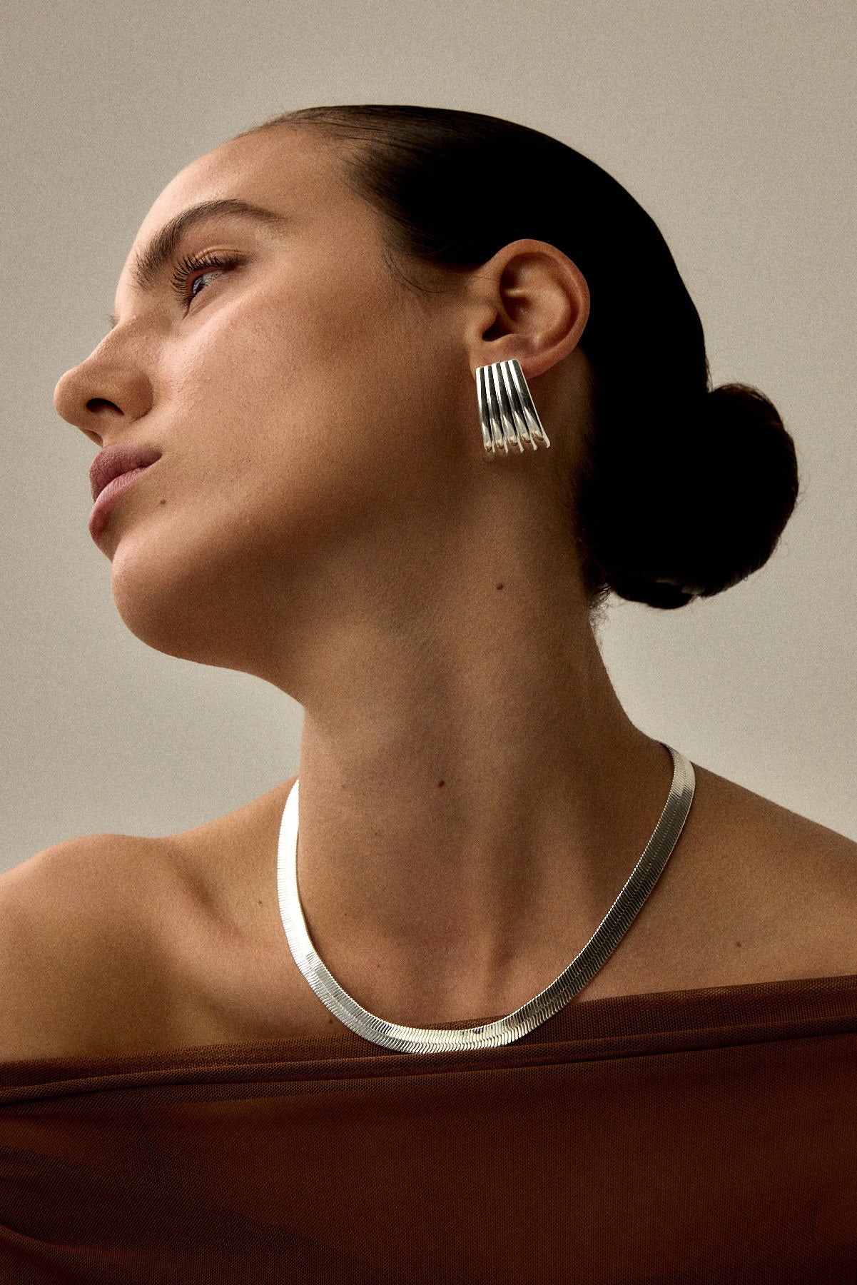 עגילי סלומה כסף