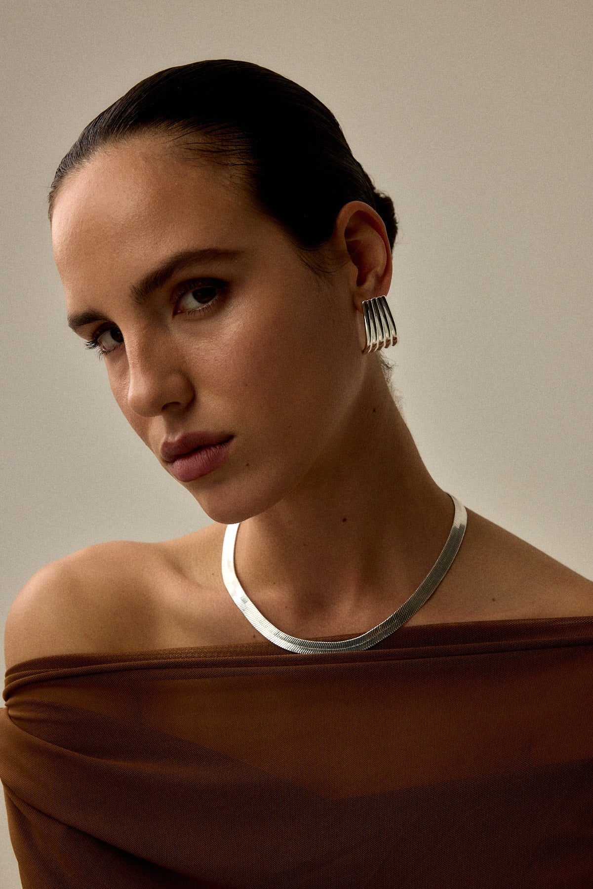 שרשרת סהר כסף