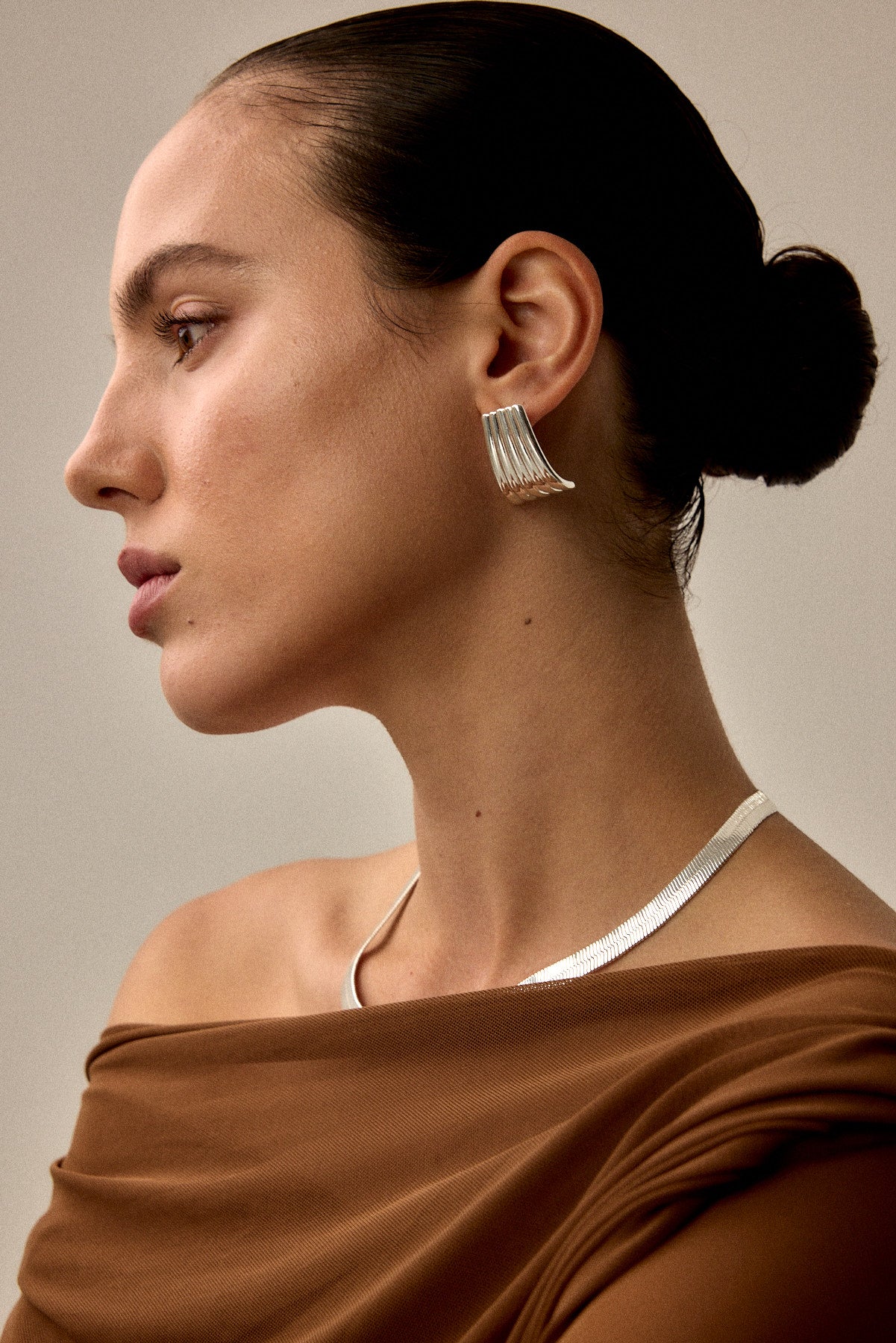 עגילי סלומה כסף