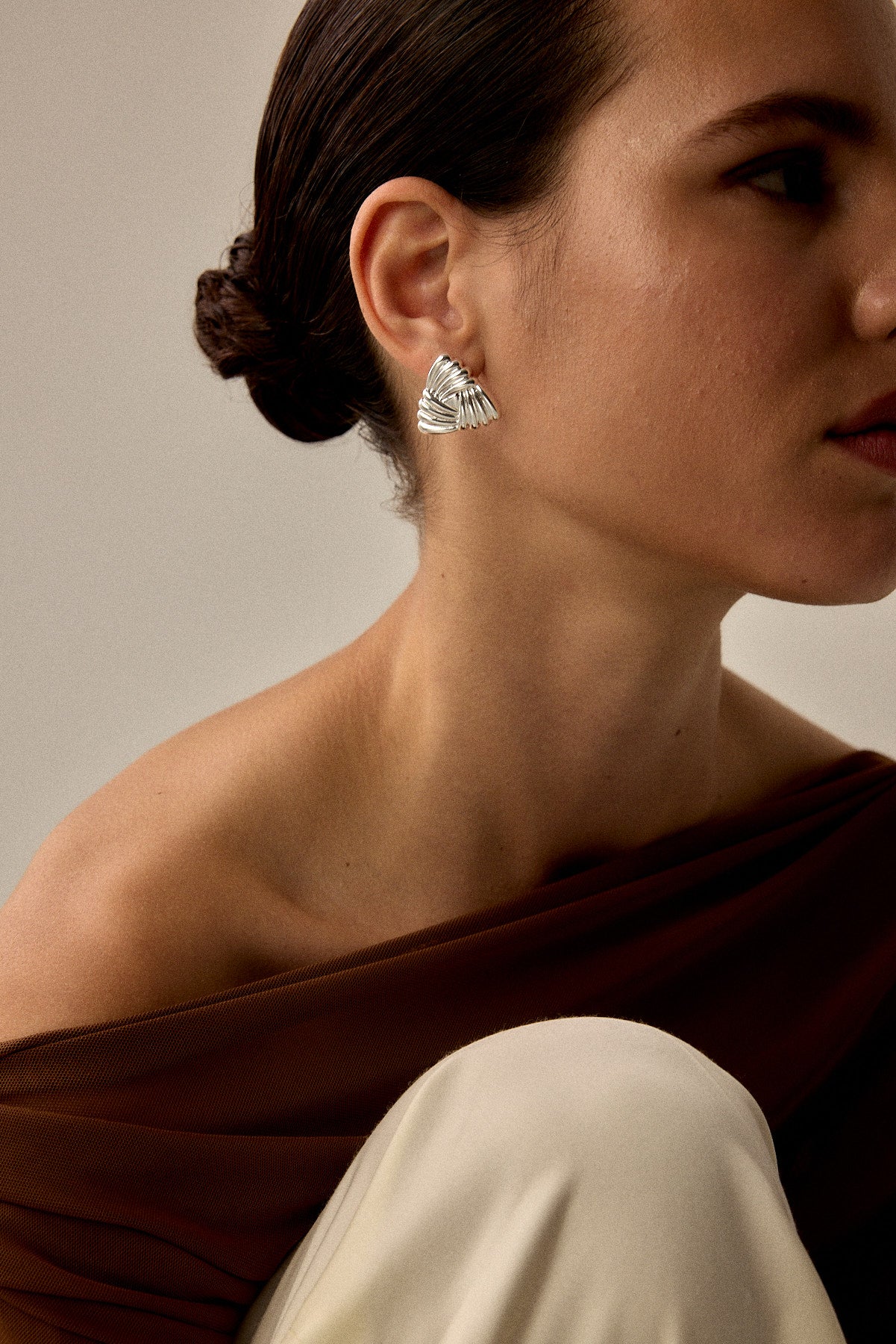 עגילי סיירה כסף